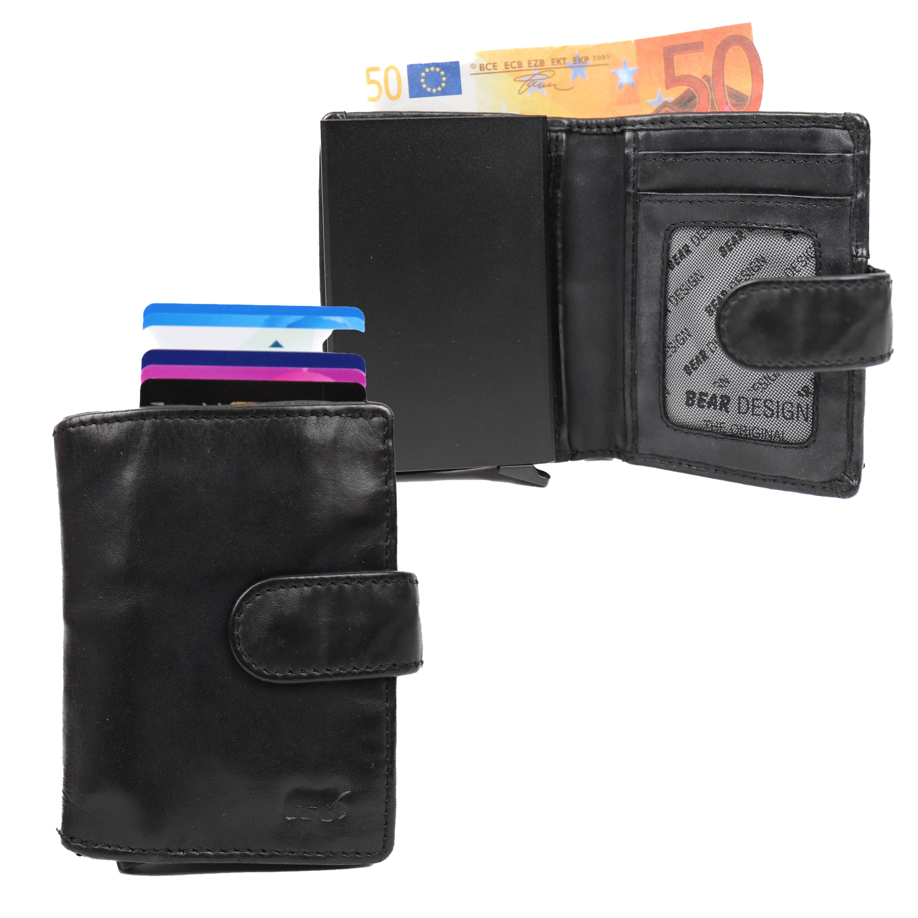 Kartenhalter 'Bobby' schwarz - CL 15689