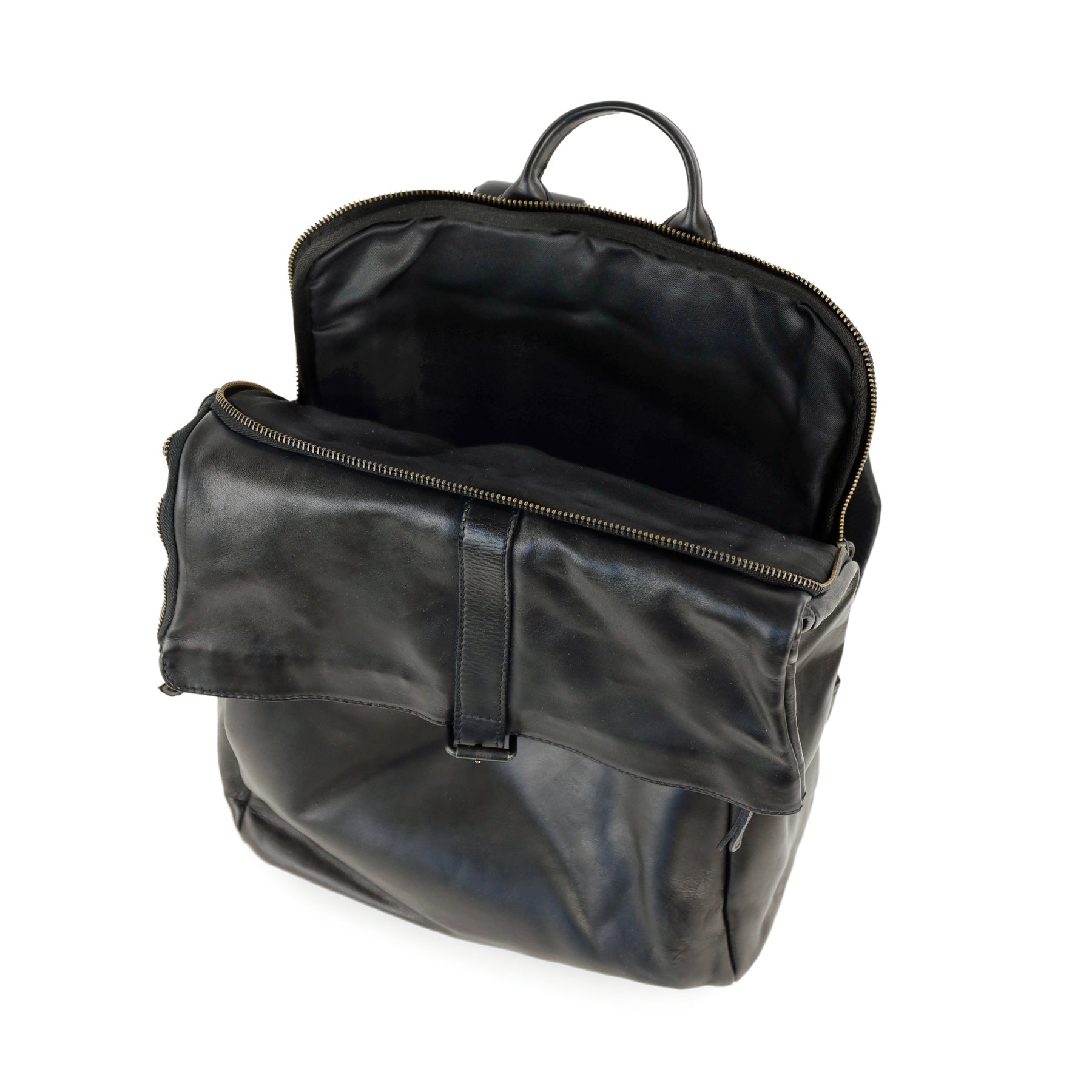 Rolltop Laptop Rucksack 15.6" 'Kai' Schwarz
