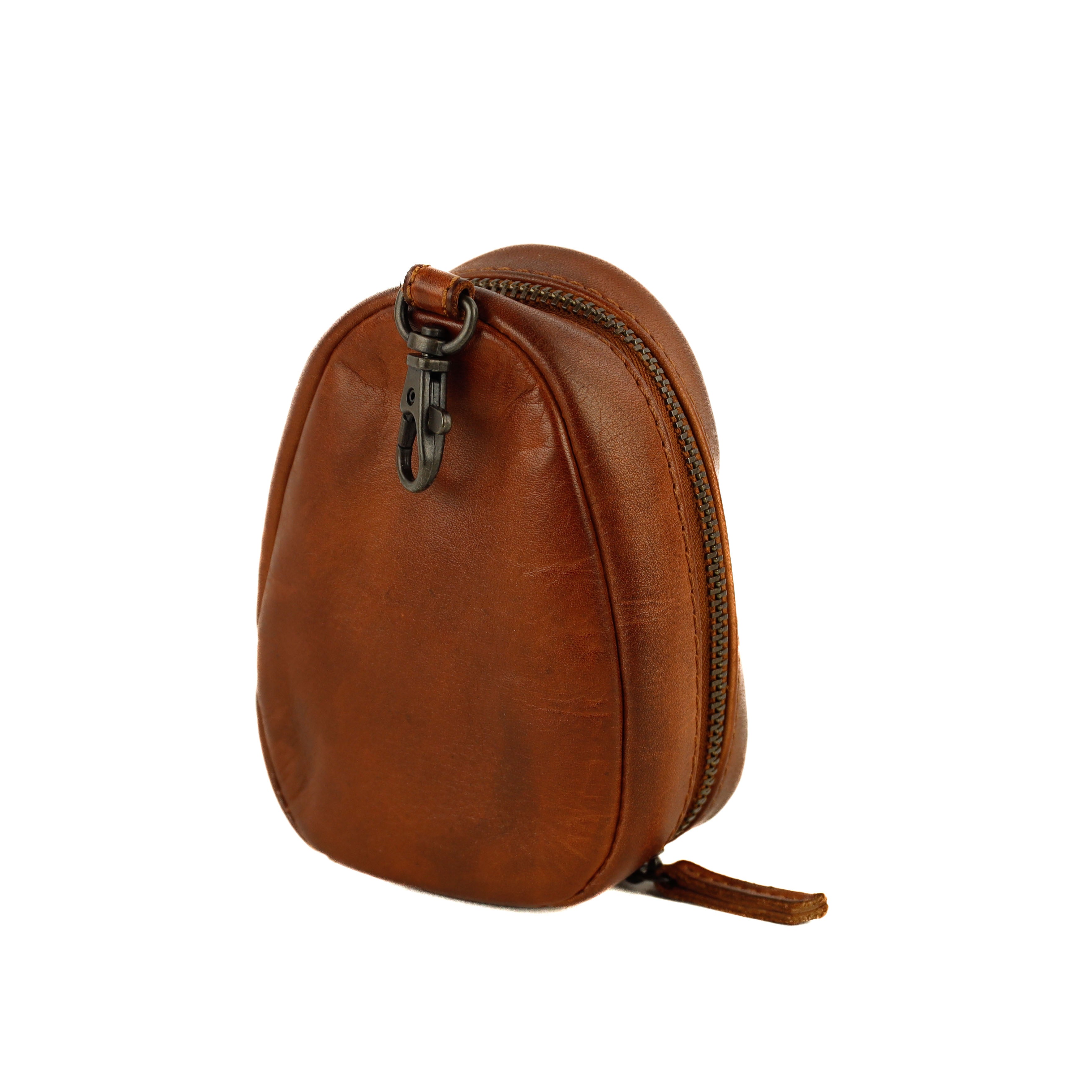 Bag Charm/Etui 'Fieke' Cognac
