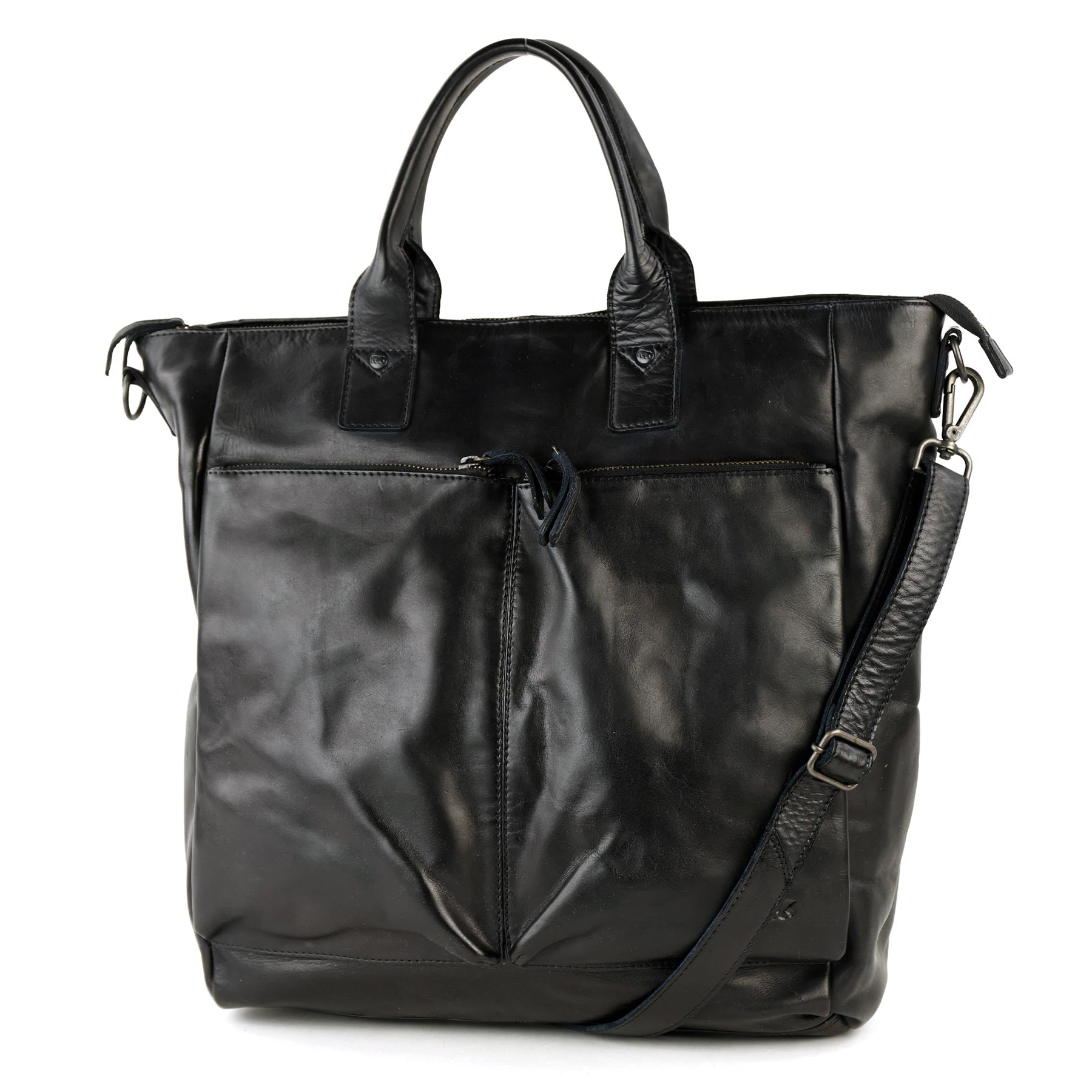 Unisex-Handtasche/Schultertasche „Vera“, schwarz