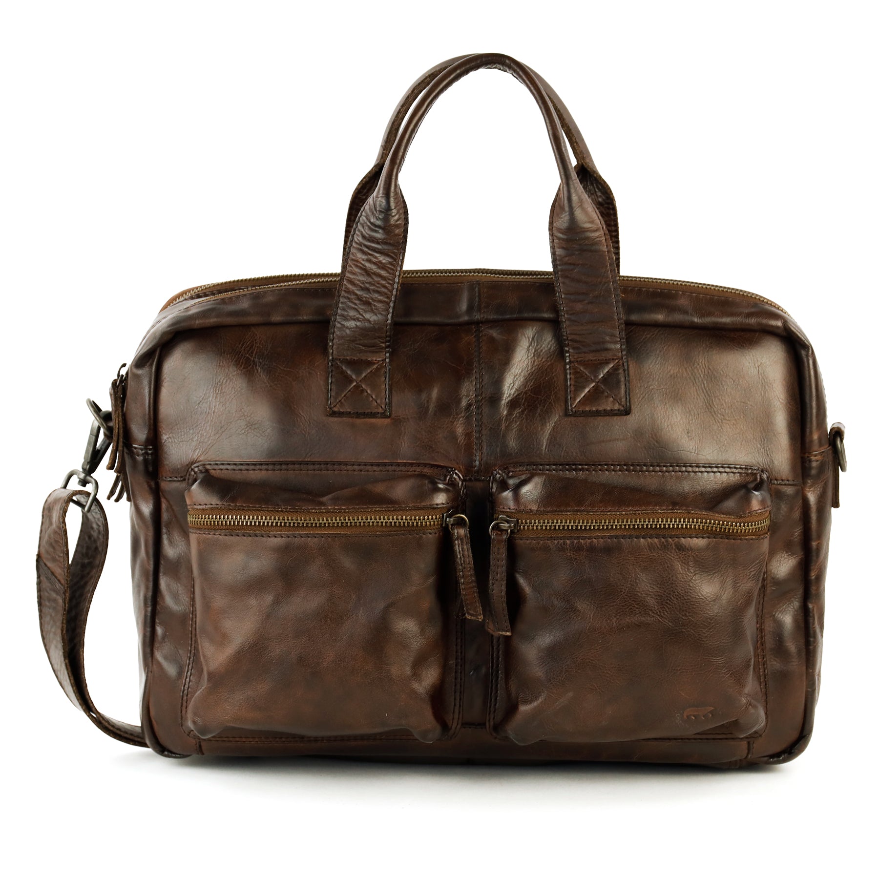 Weekender/Laptoptasche 15.6" 'Lou' Dunkelbraun