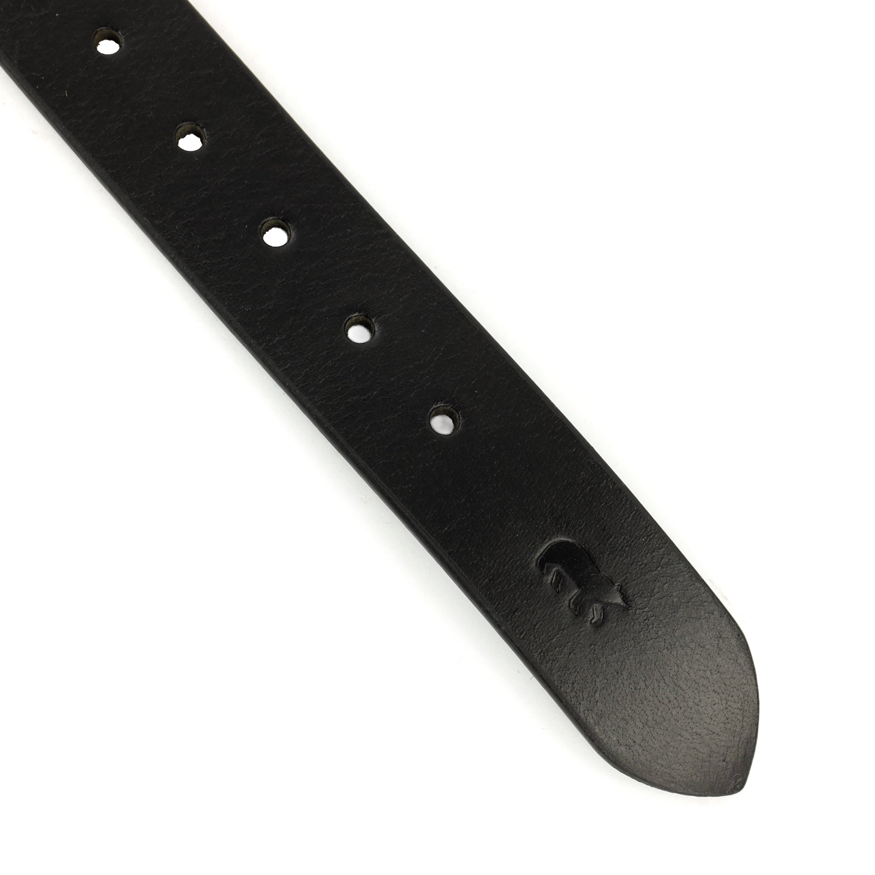 Breiter Ledergürtel 'Julian' schwarz 3,5 cm