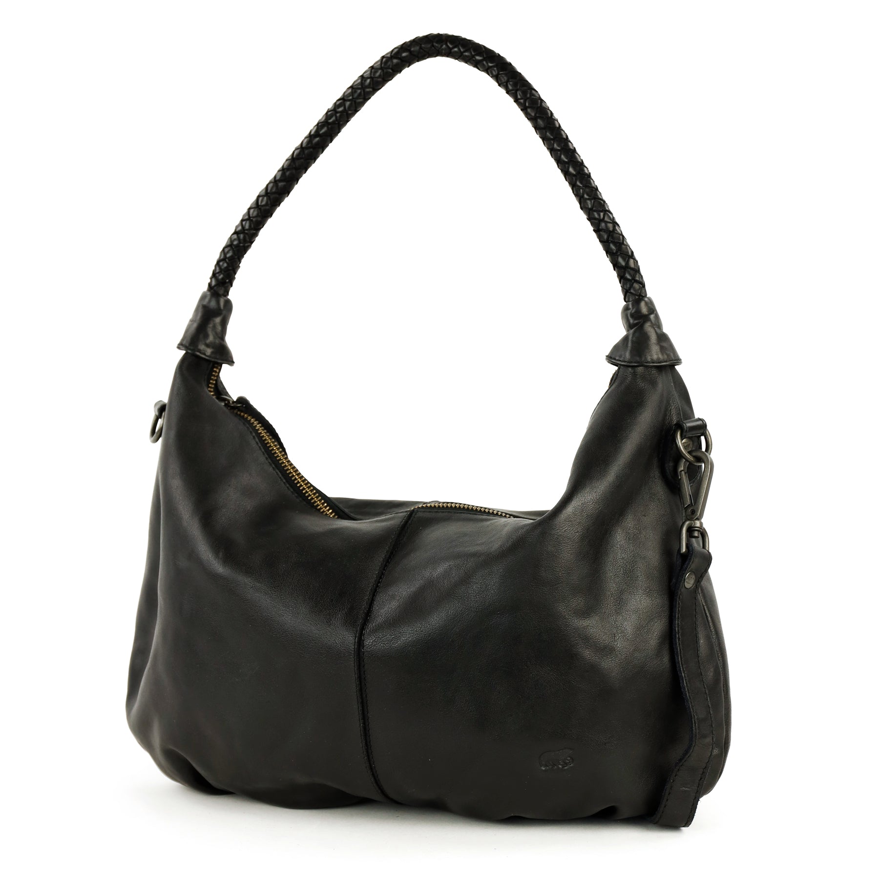 Umhänge-/Beuteltasche 'Mia' Schwarz