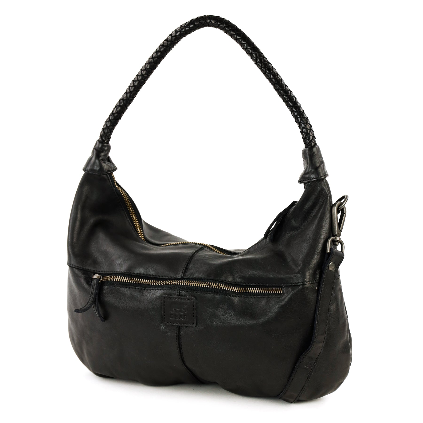Umhänge-/Beuteltasche 'Mia' Schwarz