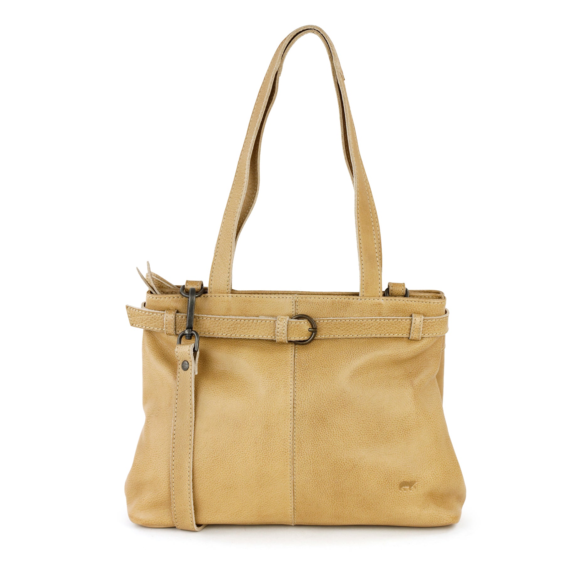 Hand-/Umhängetasche mit Schnalle 'Evi' Beige