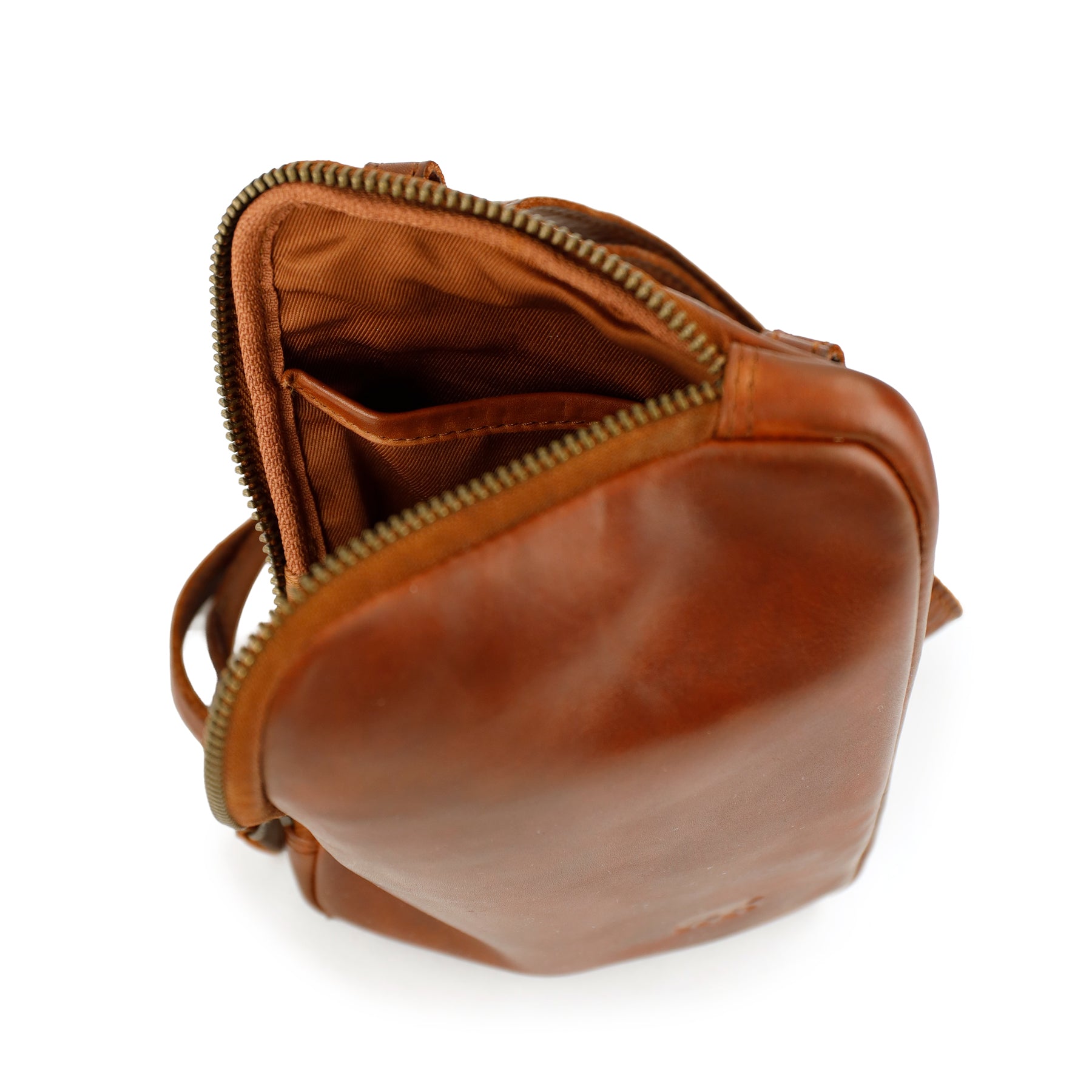 Handy-/Umhängetasche 'Camille' Cognac