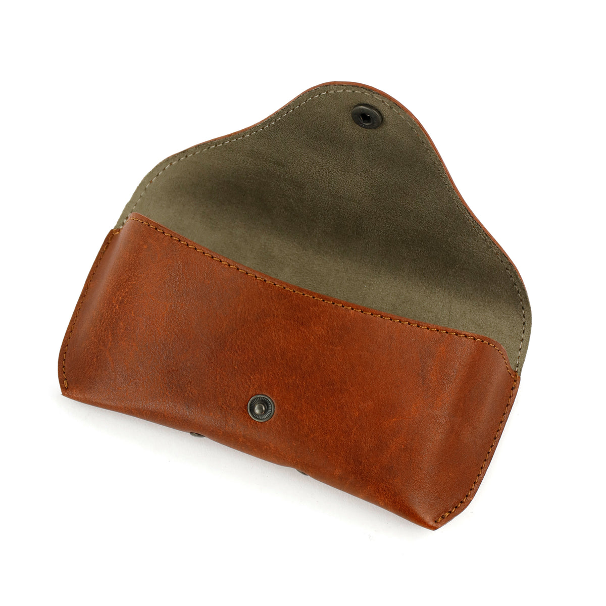 **Luxus-Brillenetui „Nikki“ – Cognac**