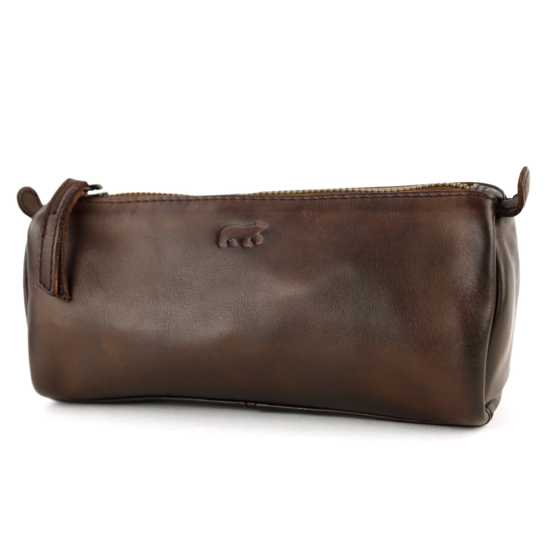 Pennenetui 'Tito' XL donkerbruin