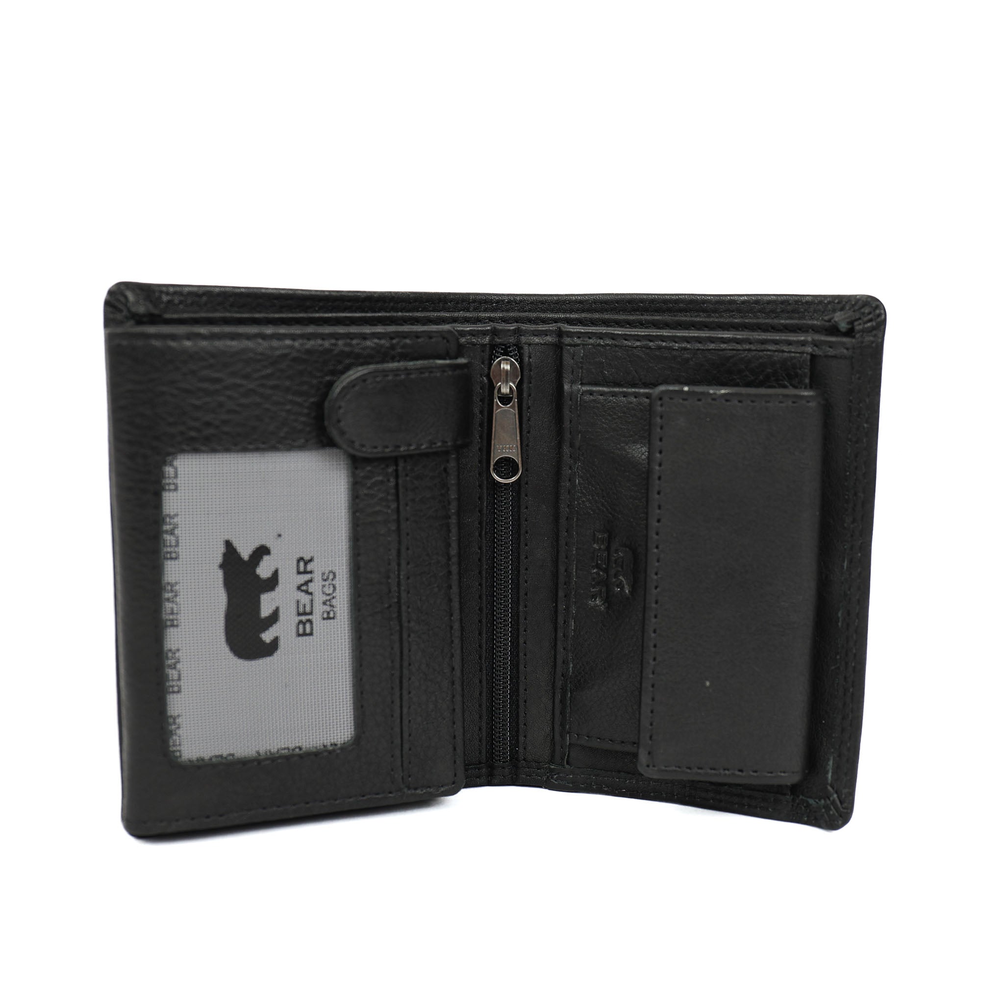 Hohe Billfold 'Aiden' Schwarz