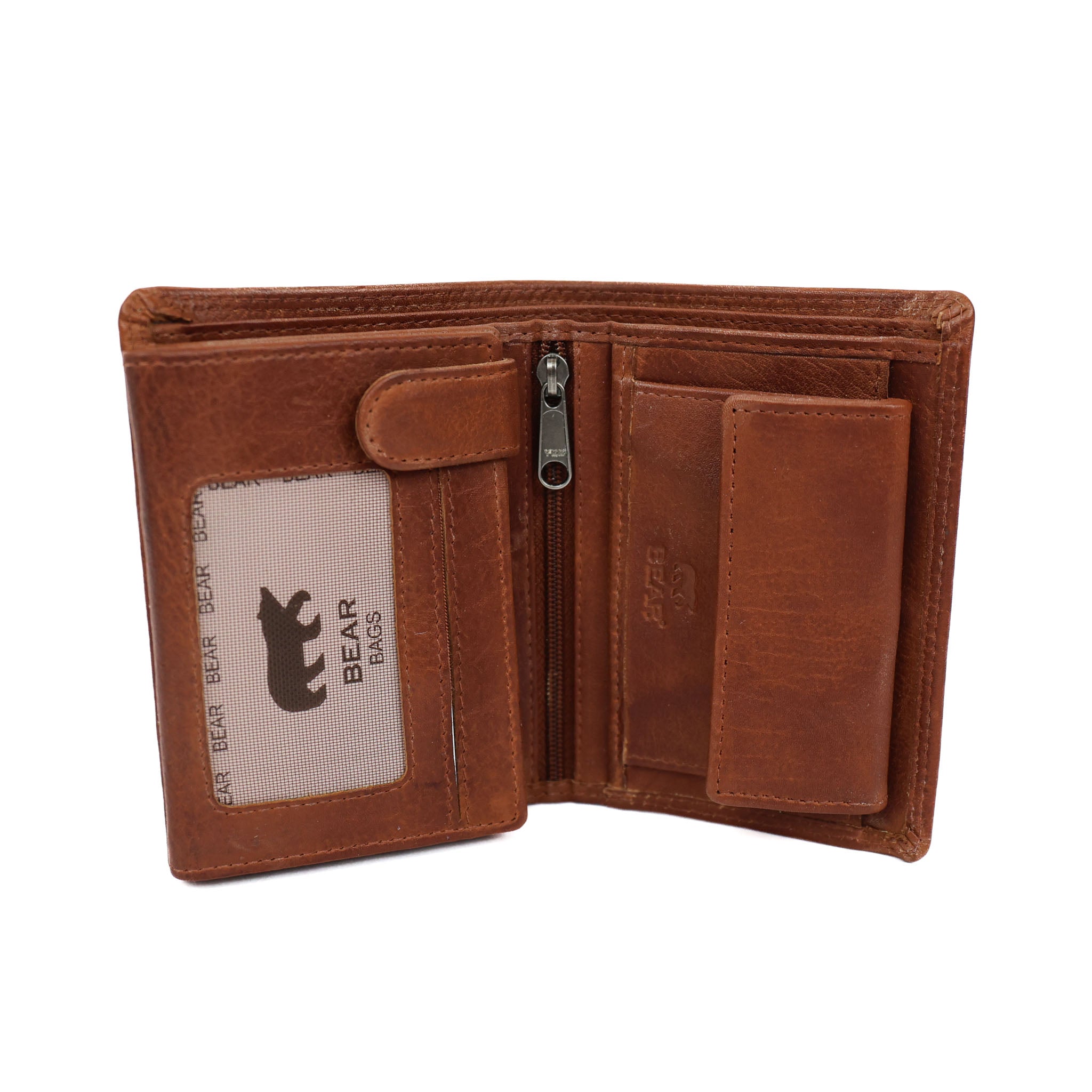 Hohe Billfold 'Aiden' Cognac