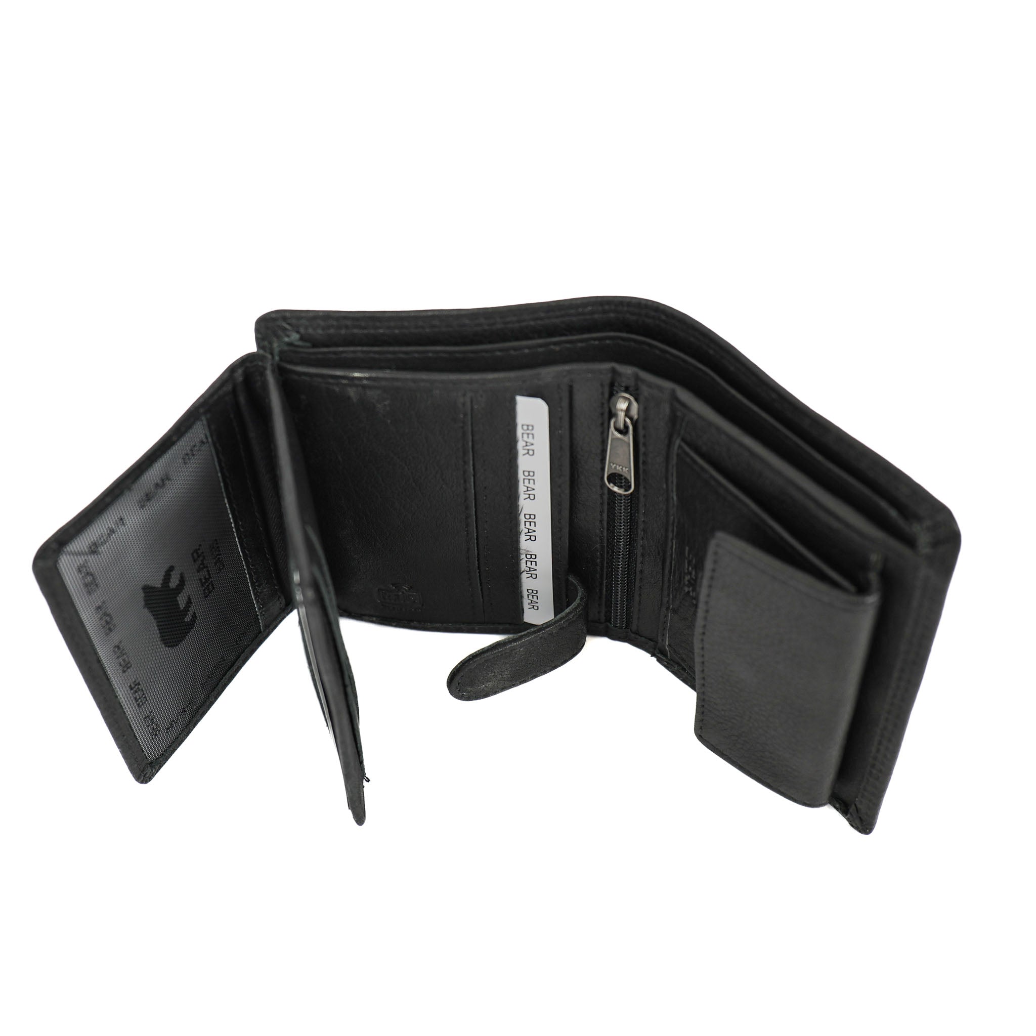 Hohe Billfold 'Nolan' Schwarz
