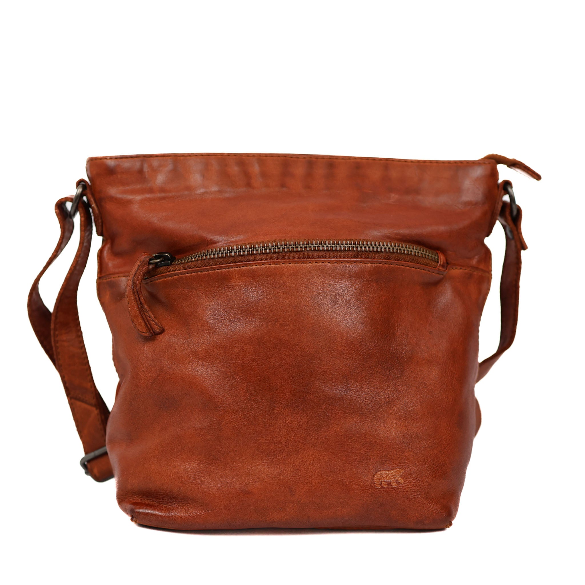 Umhängetasche 'Nancy' Cognac