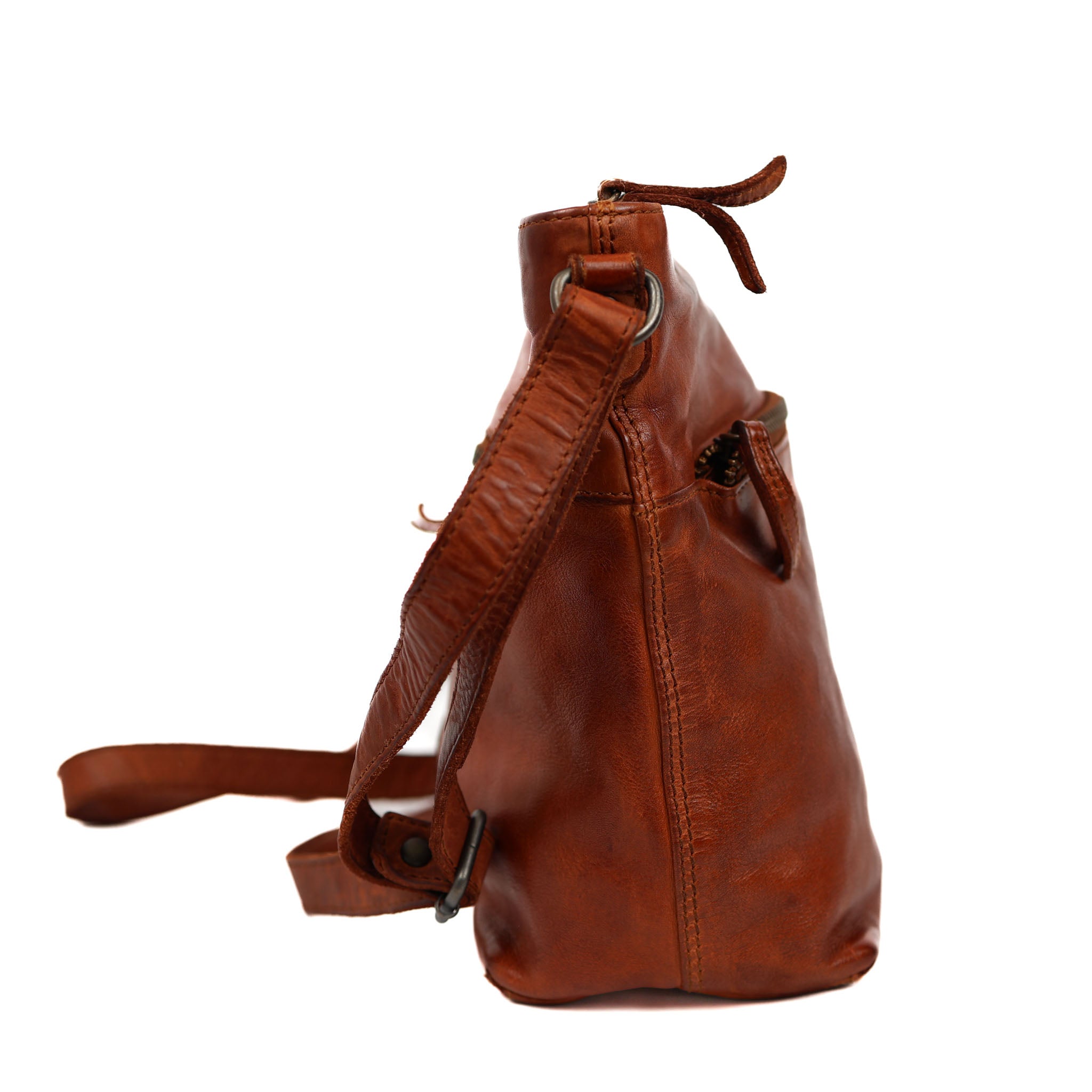 Umhängetasche 'Nancy' Cognac