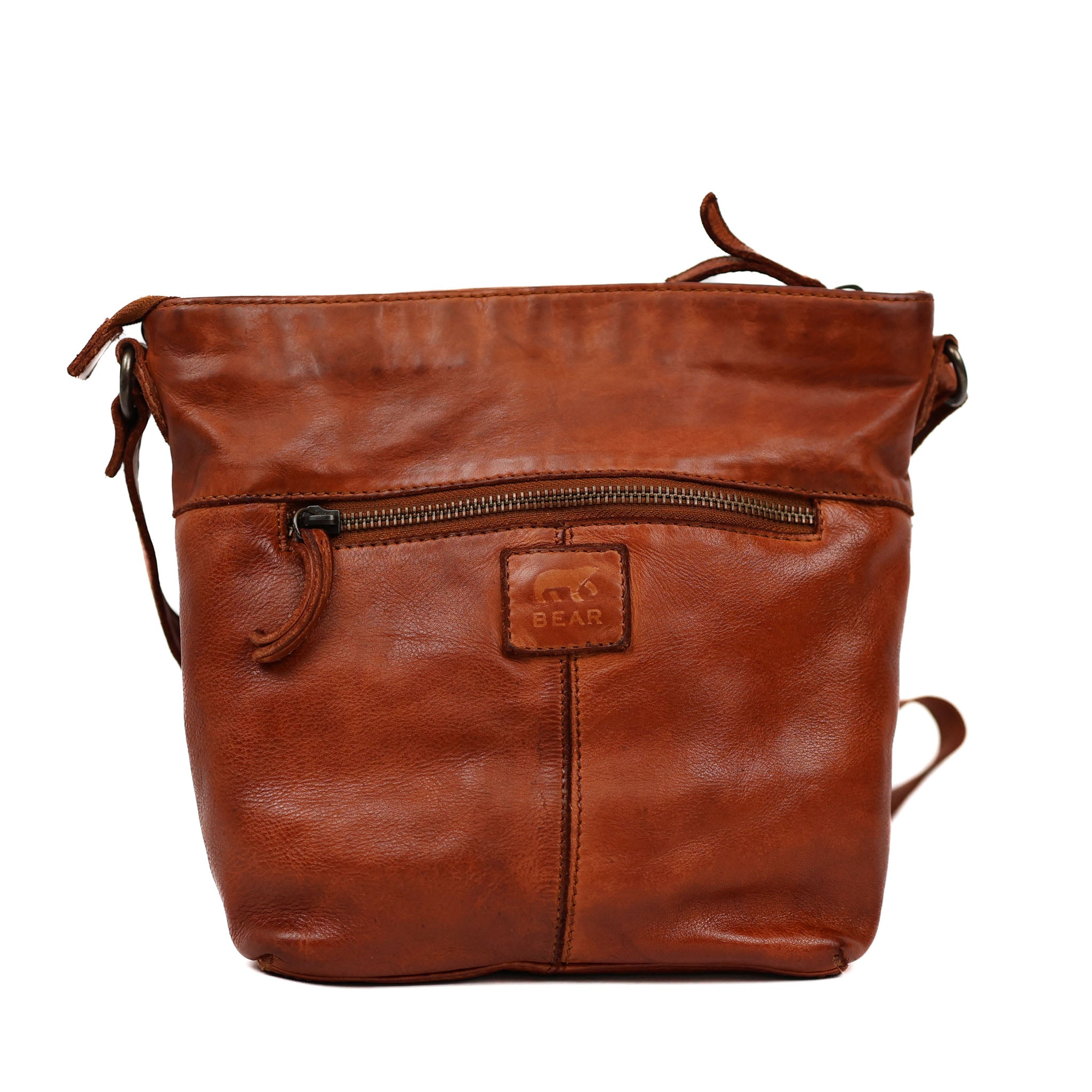 Umhängetasche 'Nancy' Cognac