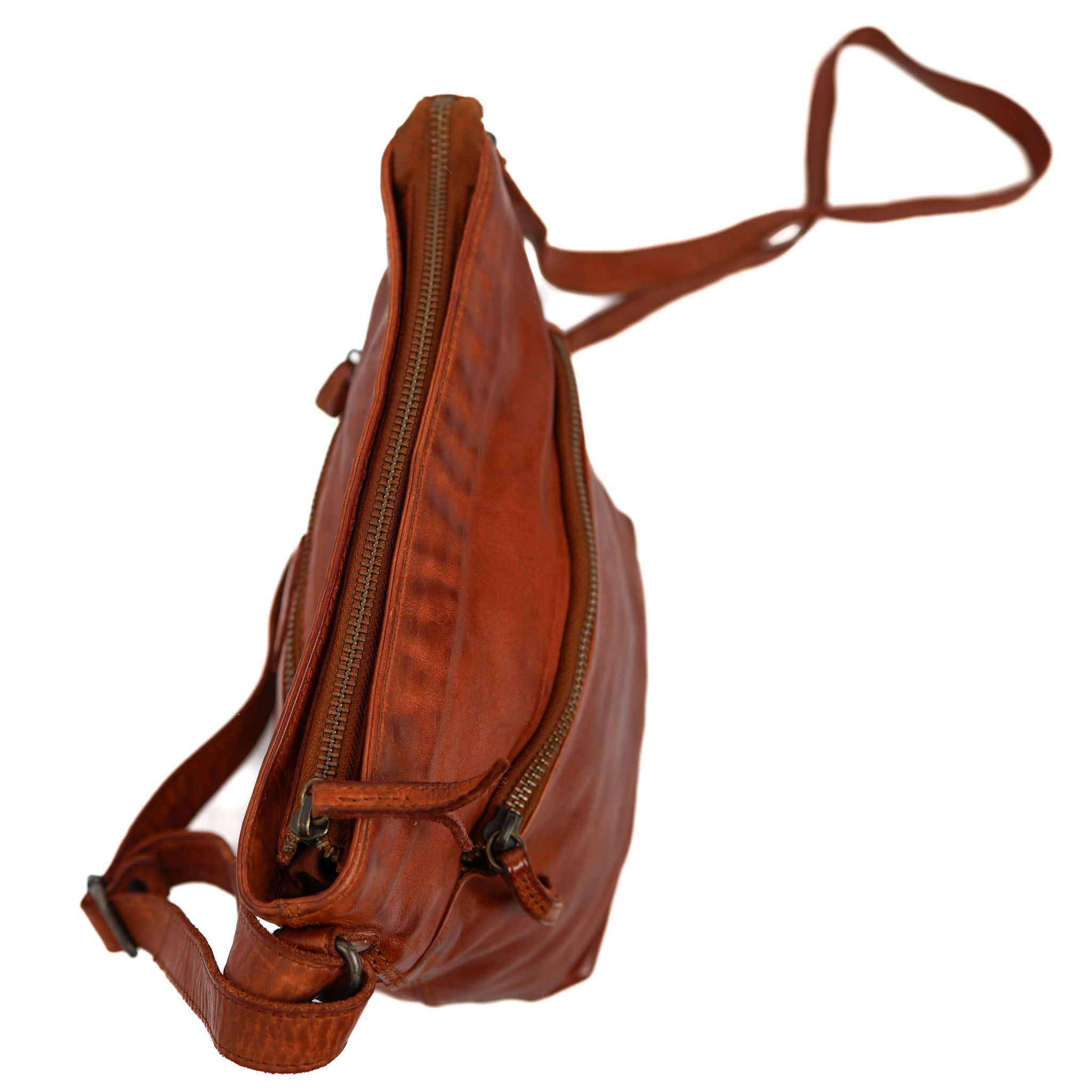 Umhängetasche 'Nancy' Cognac