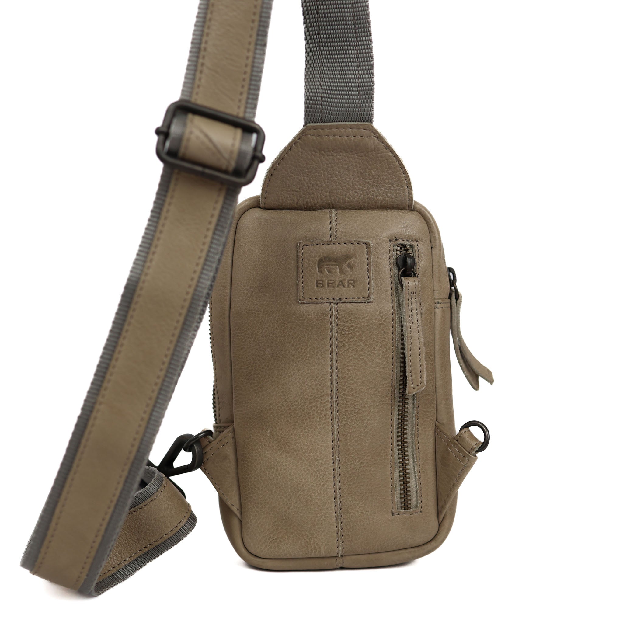 Kleine Crossbody Tasche 'Nikki' Silver Mink