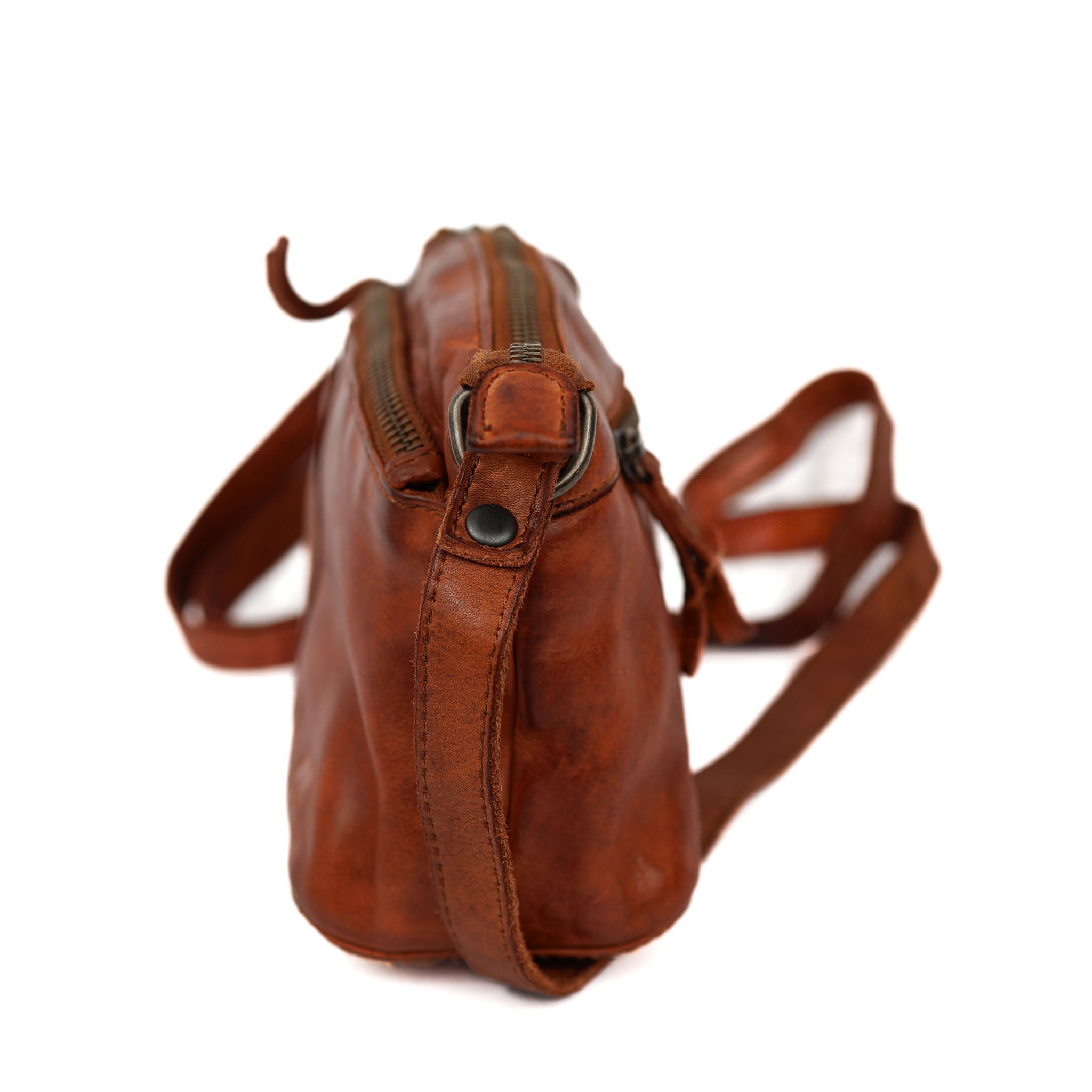 Kleine Umhängetasche 'Danielle' Cognac