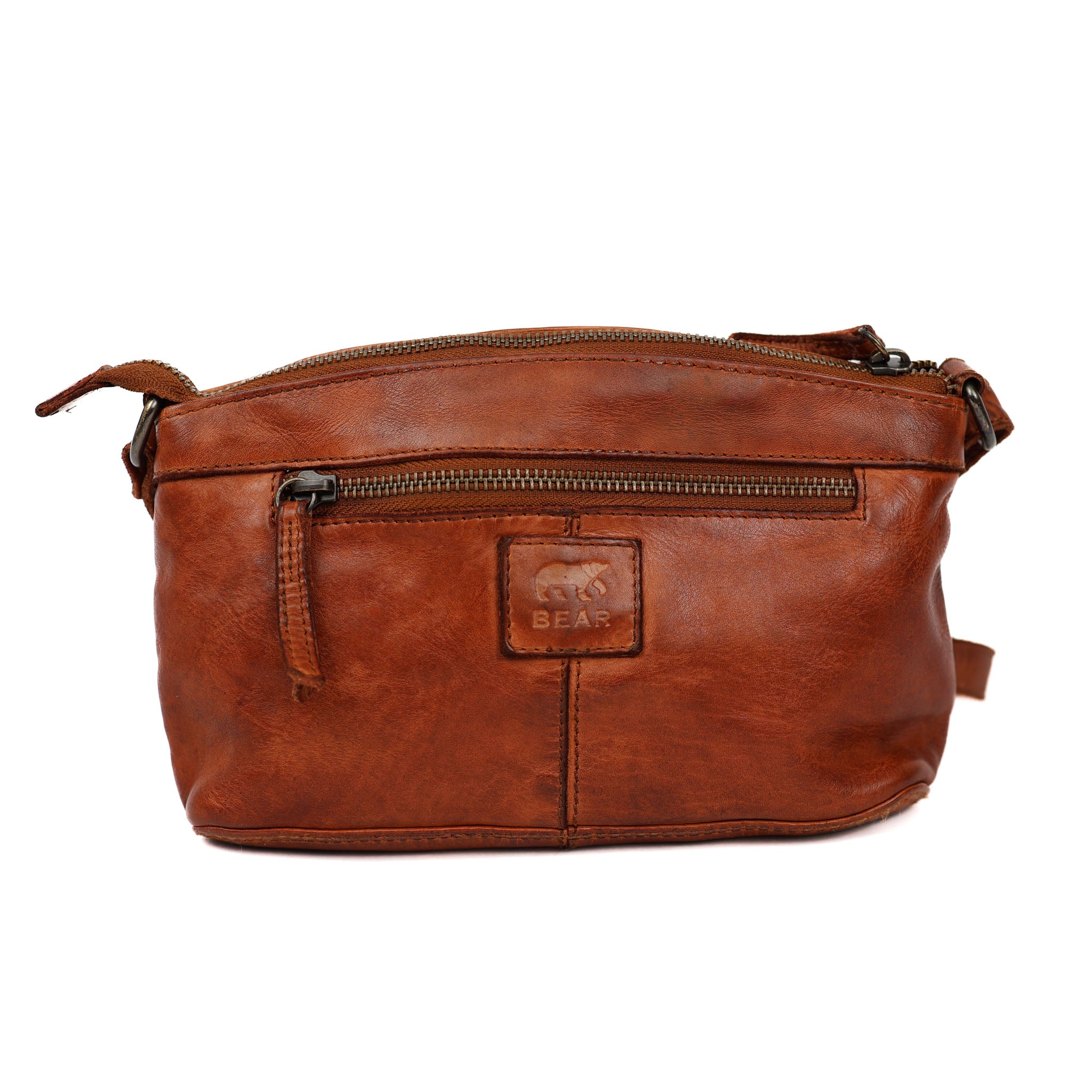 Kleine Umhängetasche 'Danielle' Cognac