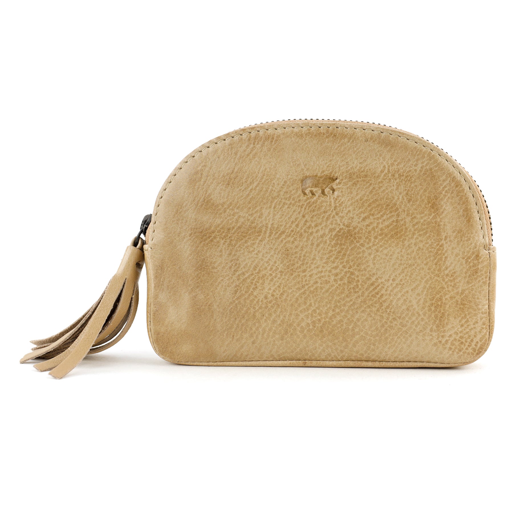 Geldbörse mit Reißverschluss 'Penny' Beige