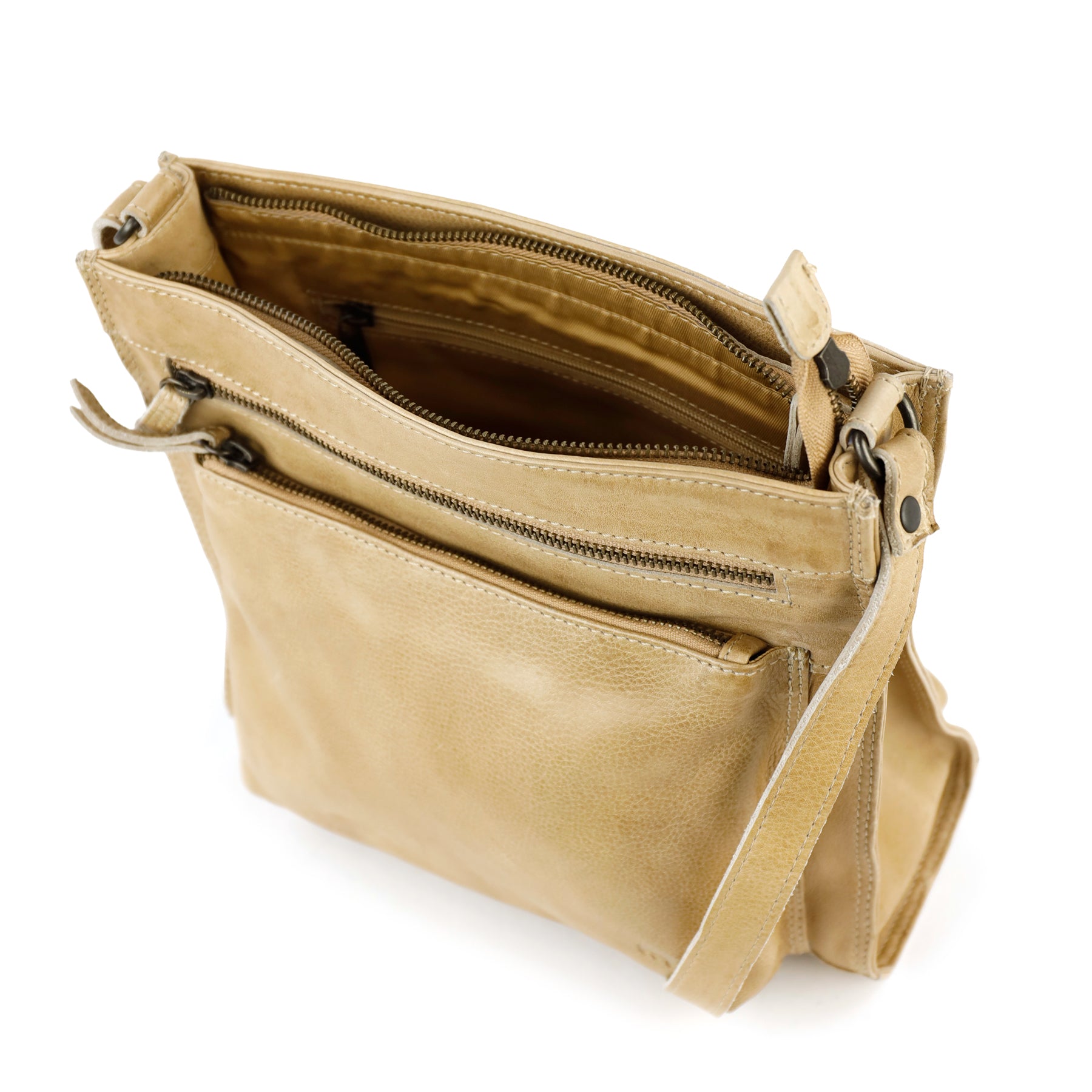 Geräumige Umhängetasche 'Marisa' Beige