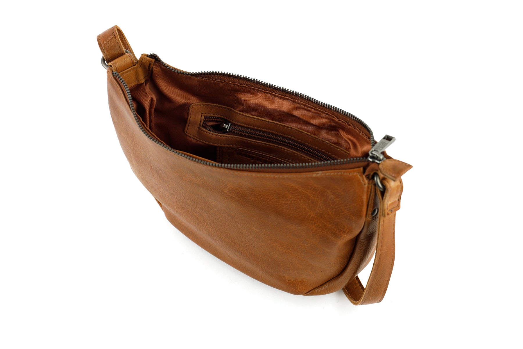 Beuteltasche 'Dyan' Cognac