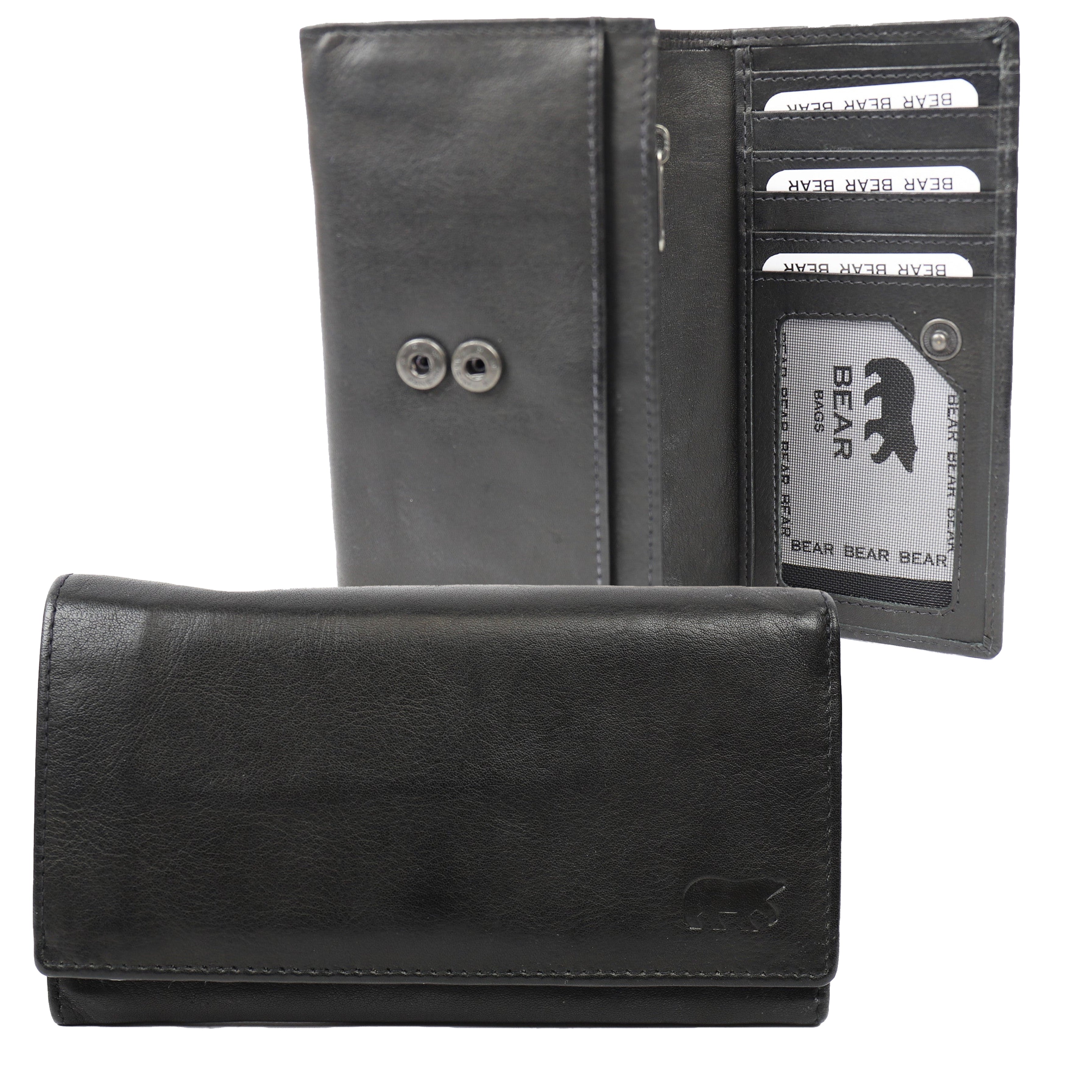 Wickelgeldbörse 'Sweety' XL schwarz - CP 6041