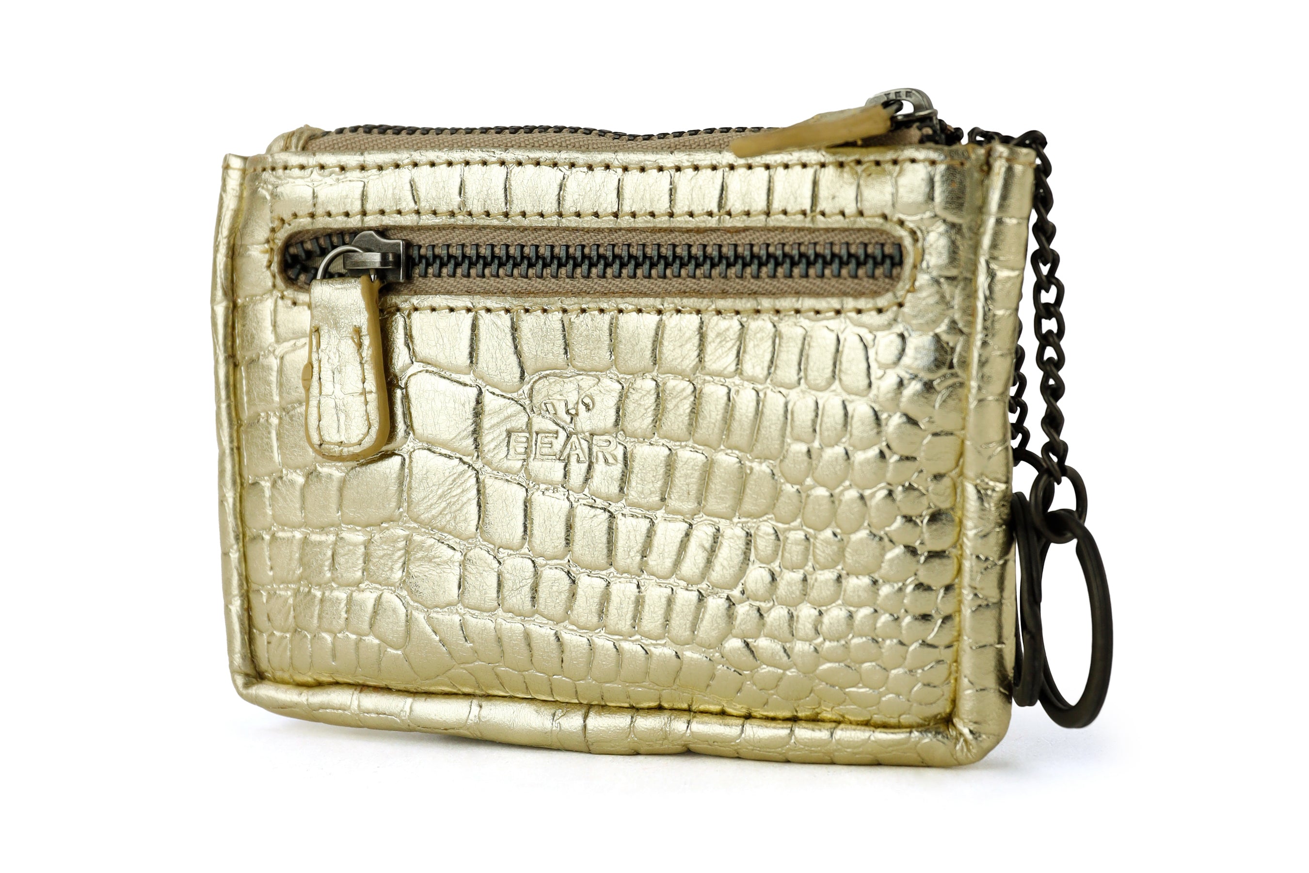 Schlüsseletui „Lyla“ Croco Champagne