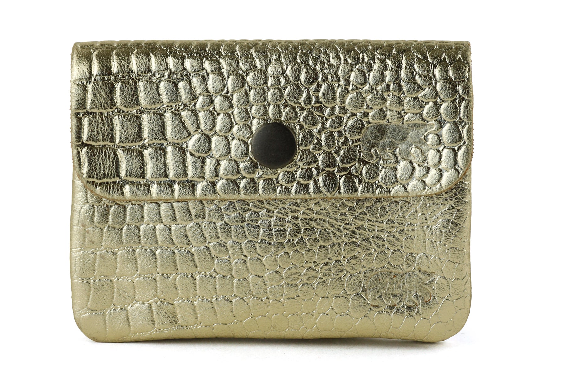 Geldbörse 'Pietje' Croco Champagne