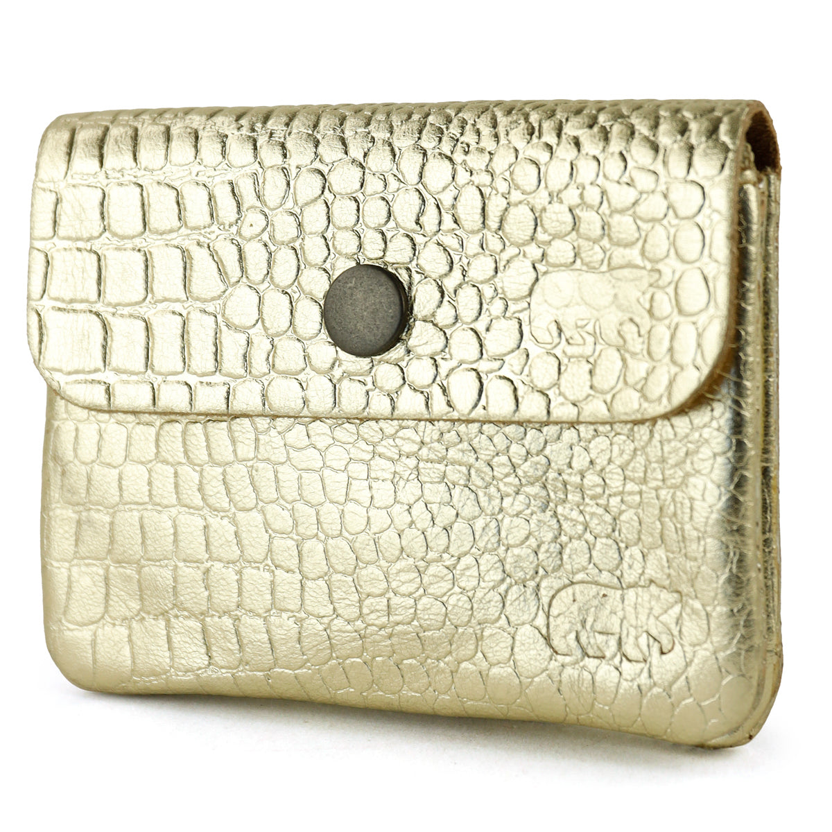 Geldbörse 'Pietje' Croco/Champagner