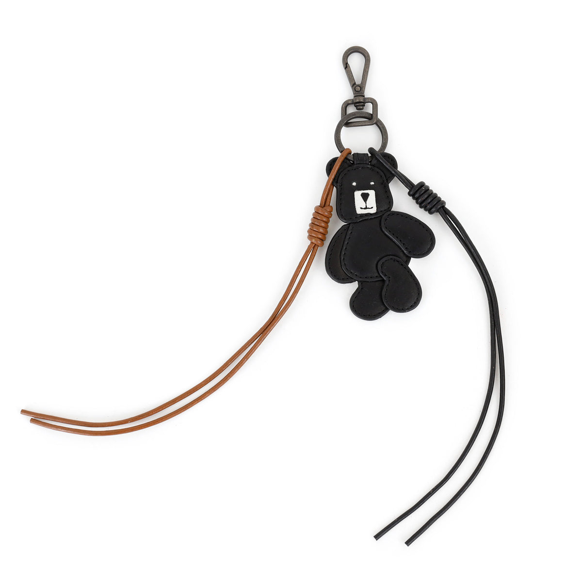 Bag Charm/sleutelhanger 'Beertje' zwart