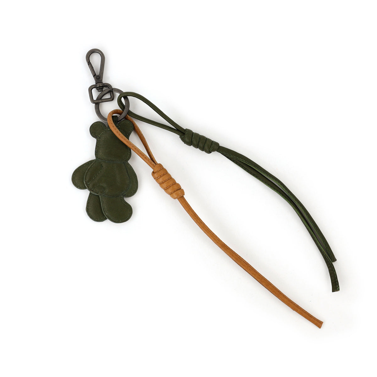 Bag Charm/sleutelhanger 'Beertje' groen