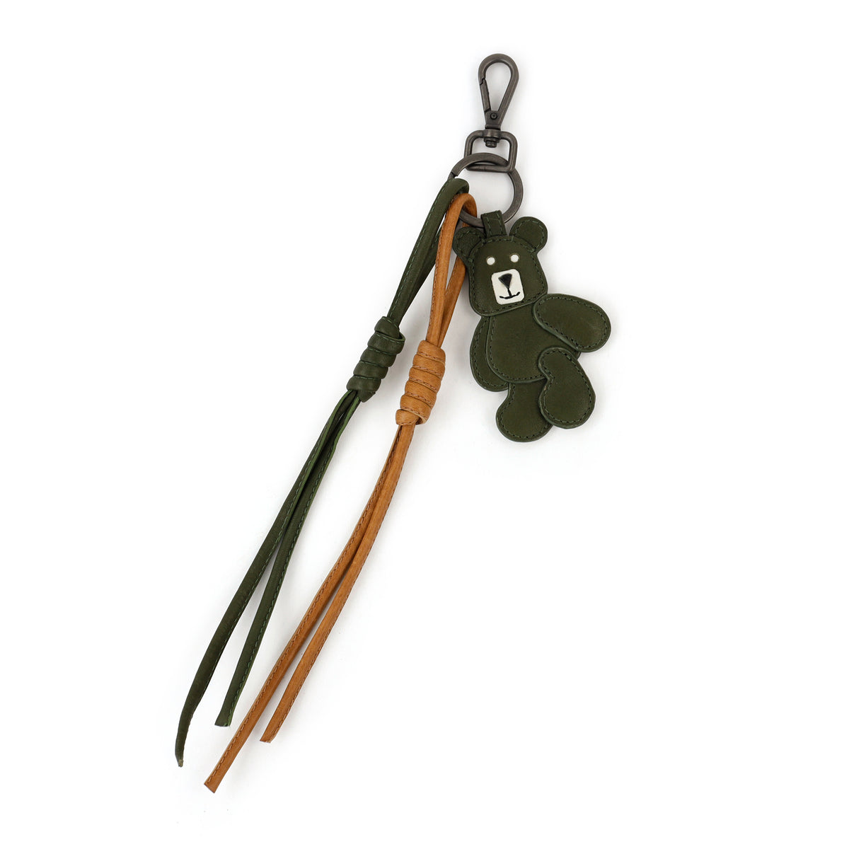 Bag Charm/sleutelhanger 'Beertje' groen