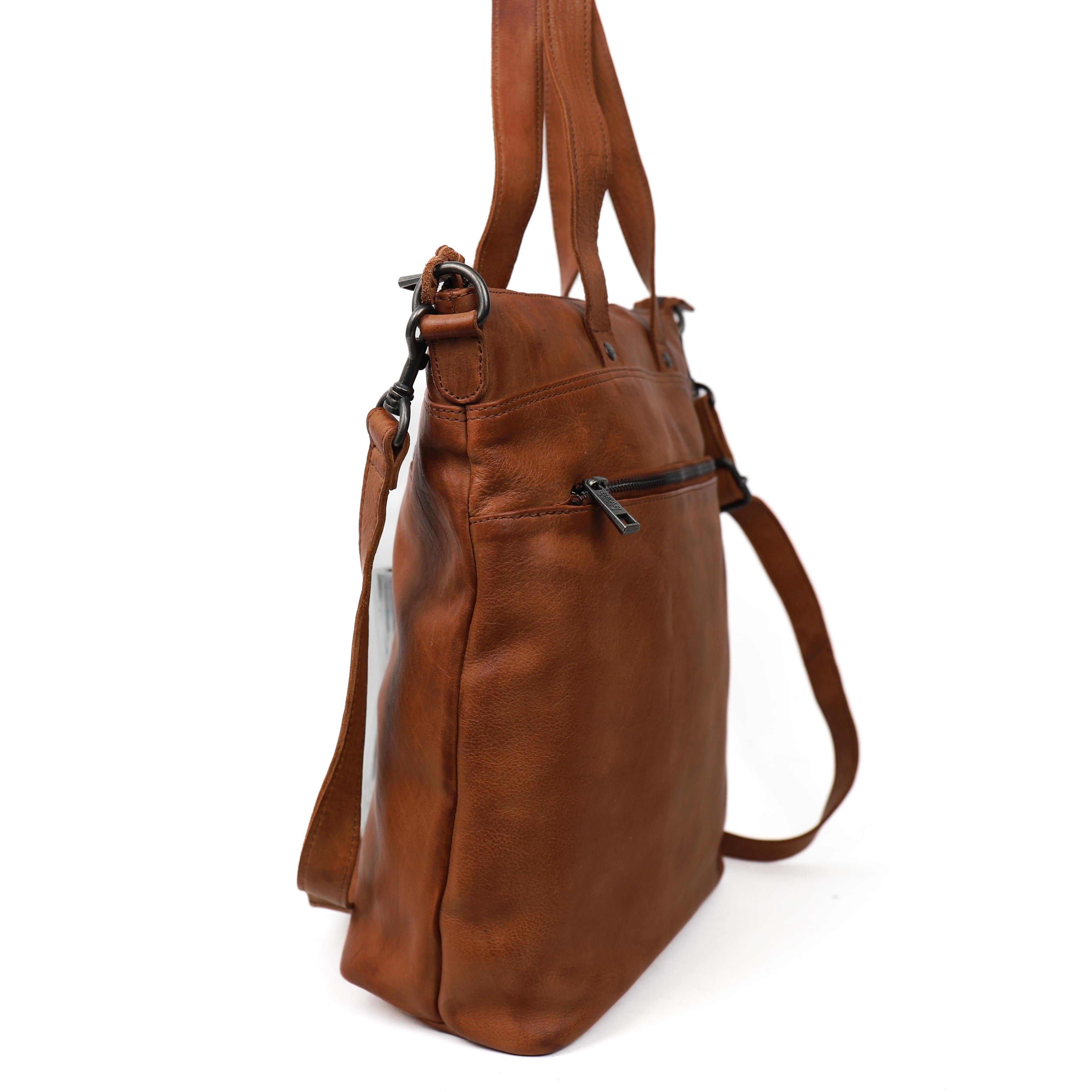 Hand-/Umhängetasche 'Loesie' Cognac