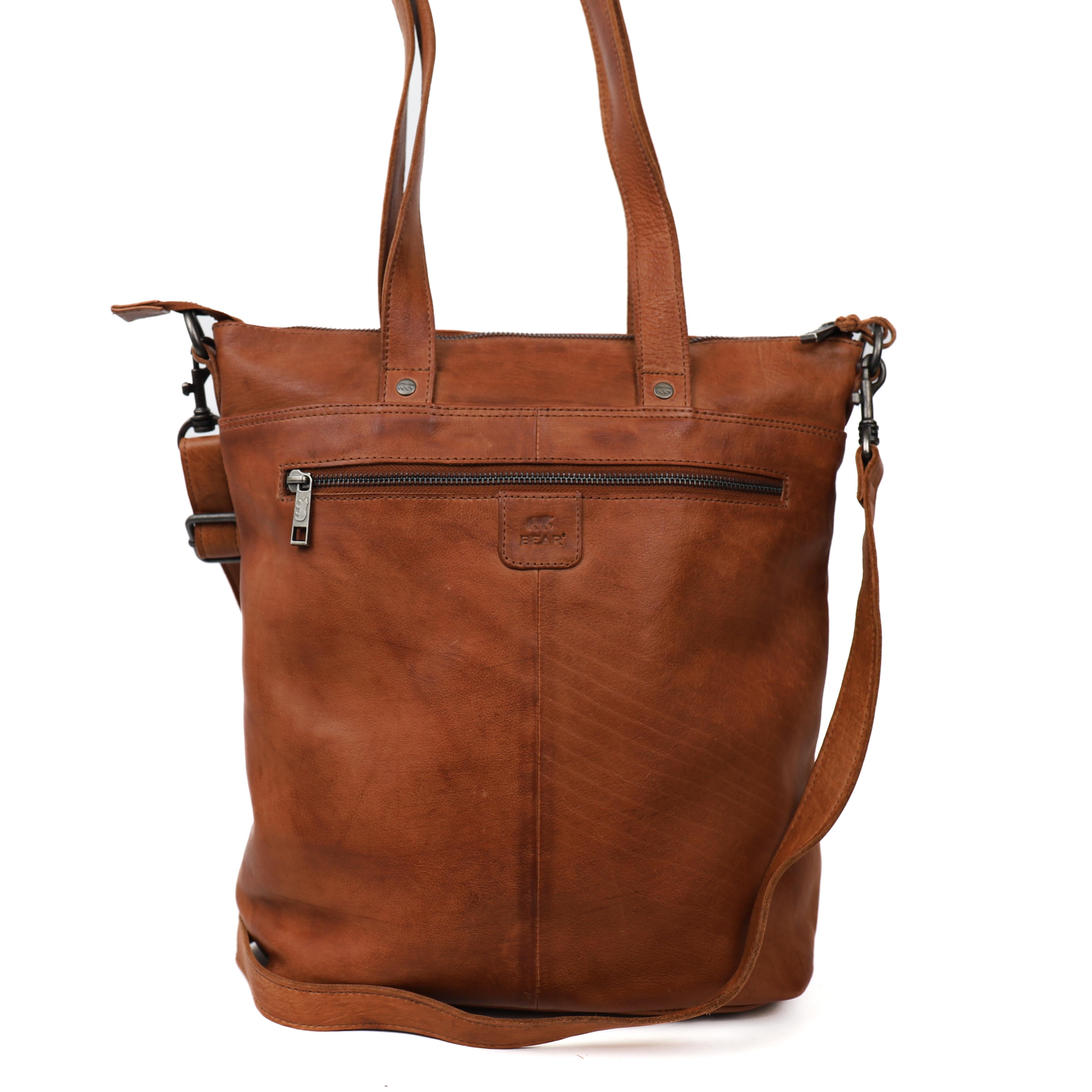 Hand-/Umhängetasche 'Loesie' Cognac