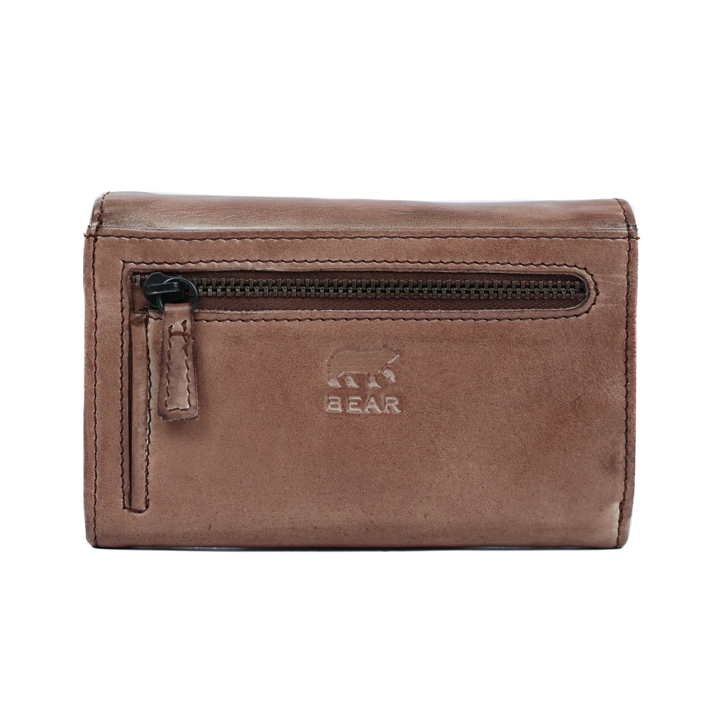 Geldbörse mit Überschlag 'Flappie' Pewter