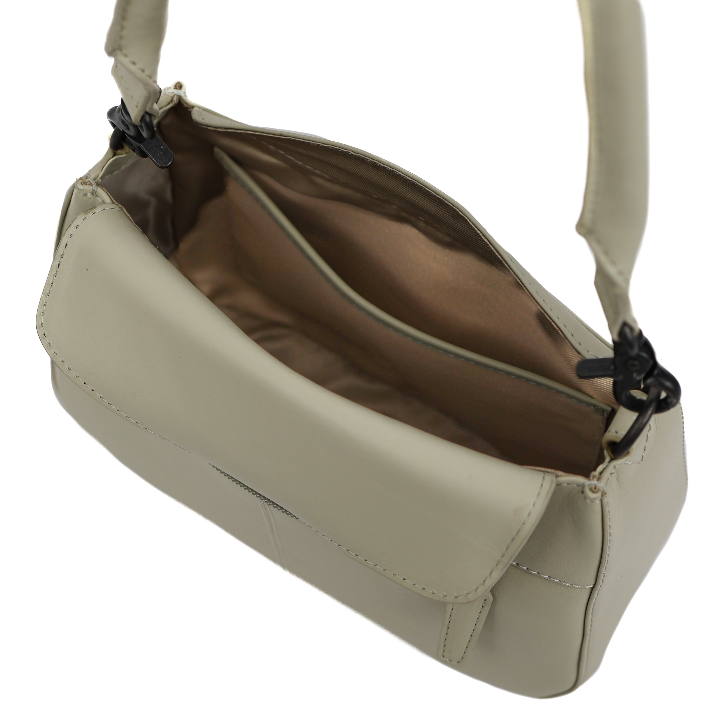 Hand-/Umhängetasche mit Überschlag 'Fenna' Khaki