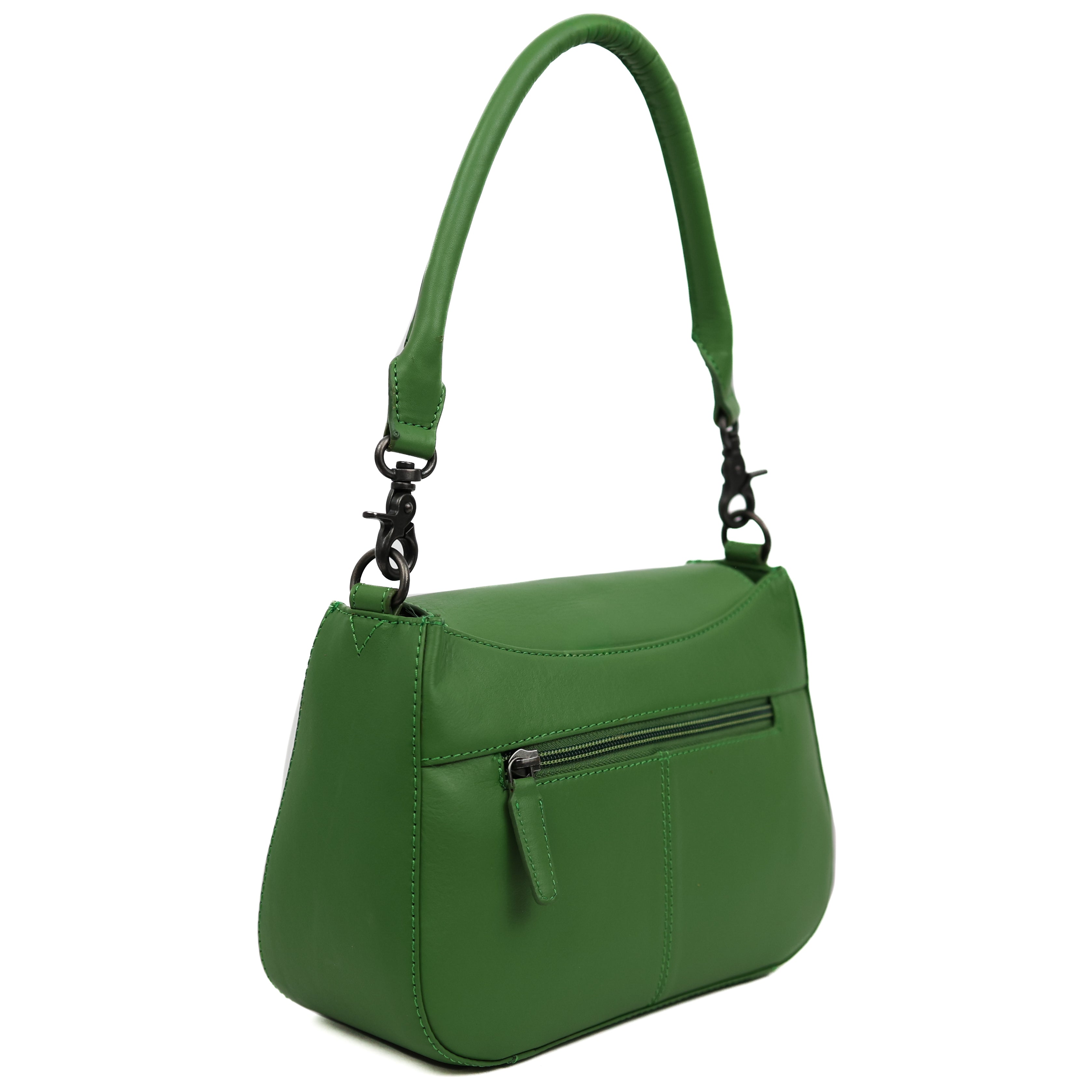 Hand-/Umhängetasche mit Überschlag 'Fenna' Willow Bough Green