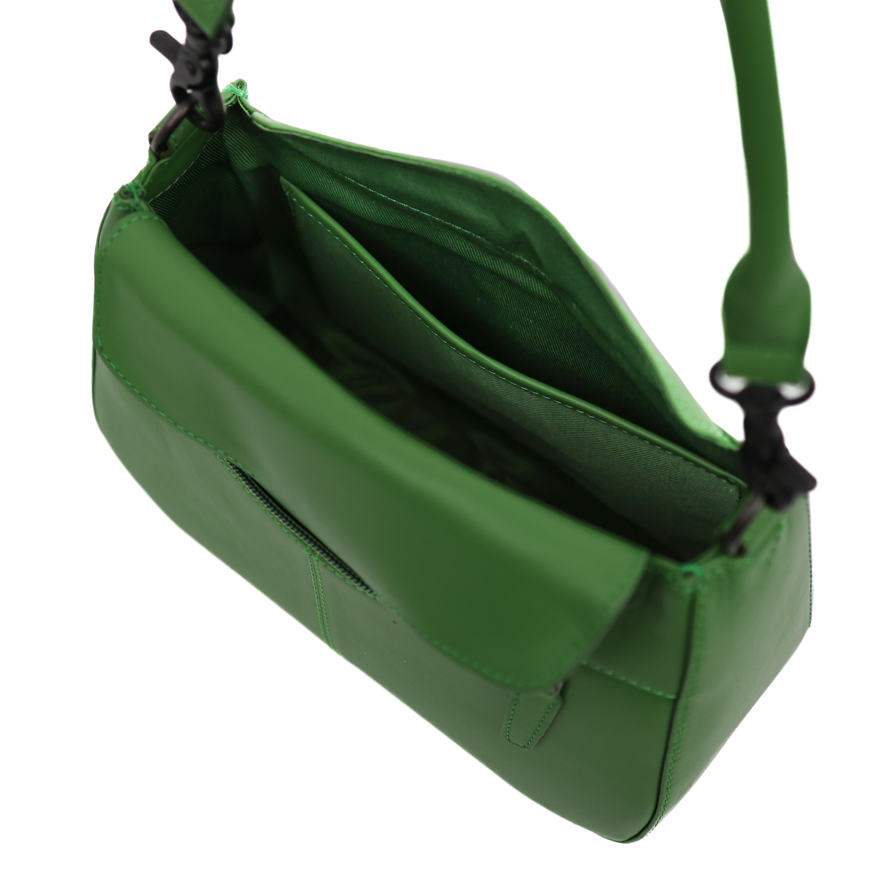 Hand-/Umhängetasche mit Überschlag 'Fenna' Willow Bough Green