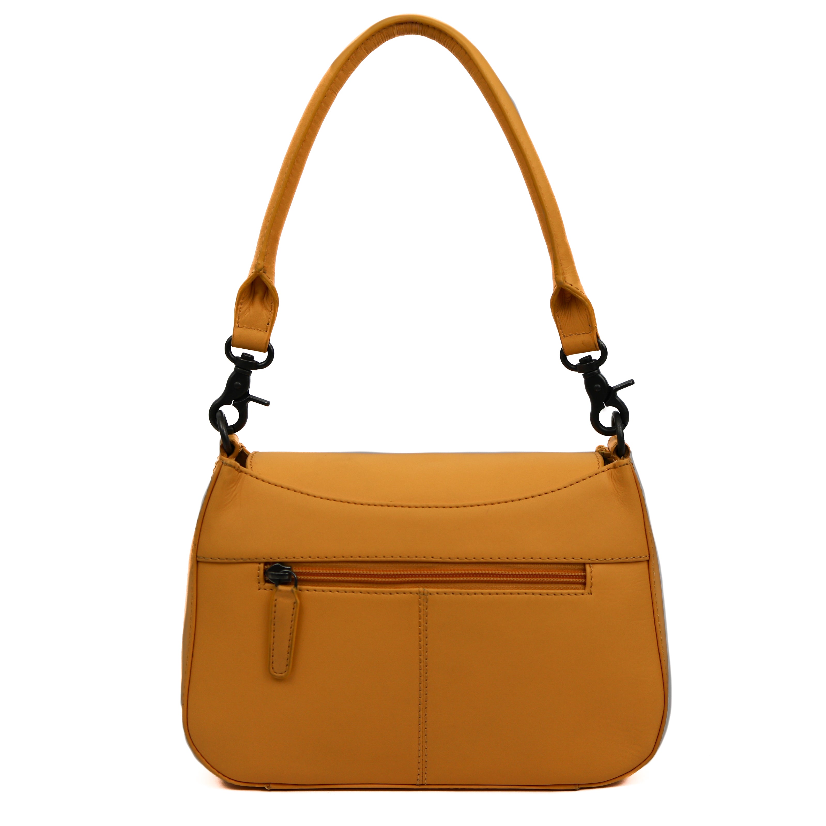 Hand-/Umhängetasche mit Überschlag 'Fenna' Yellow