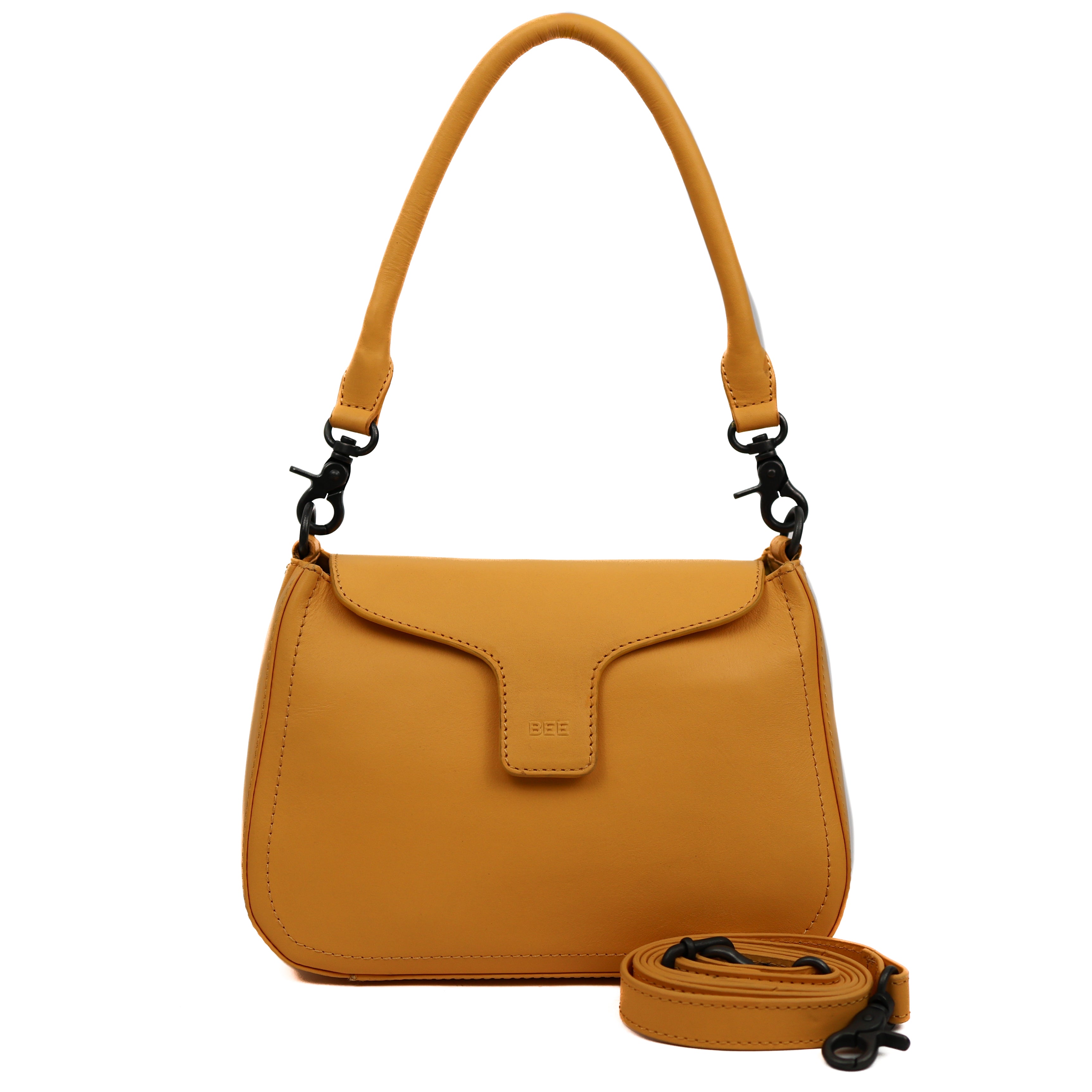 Hand-/Umhängetasche mit Überschlag 'Fenna' Yellow