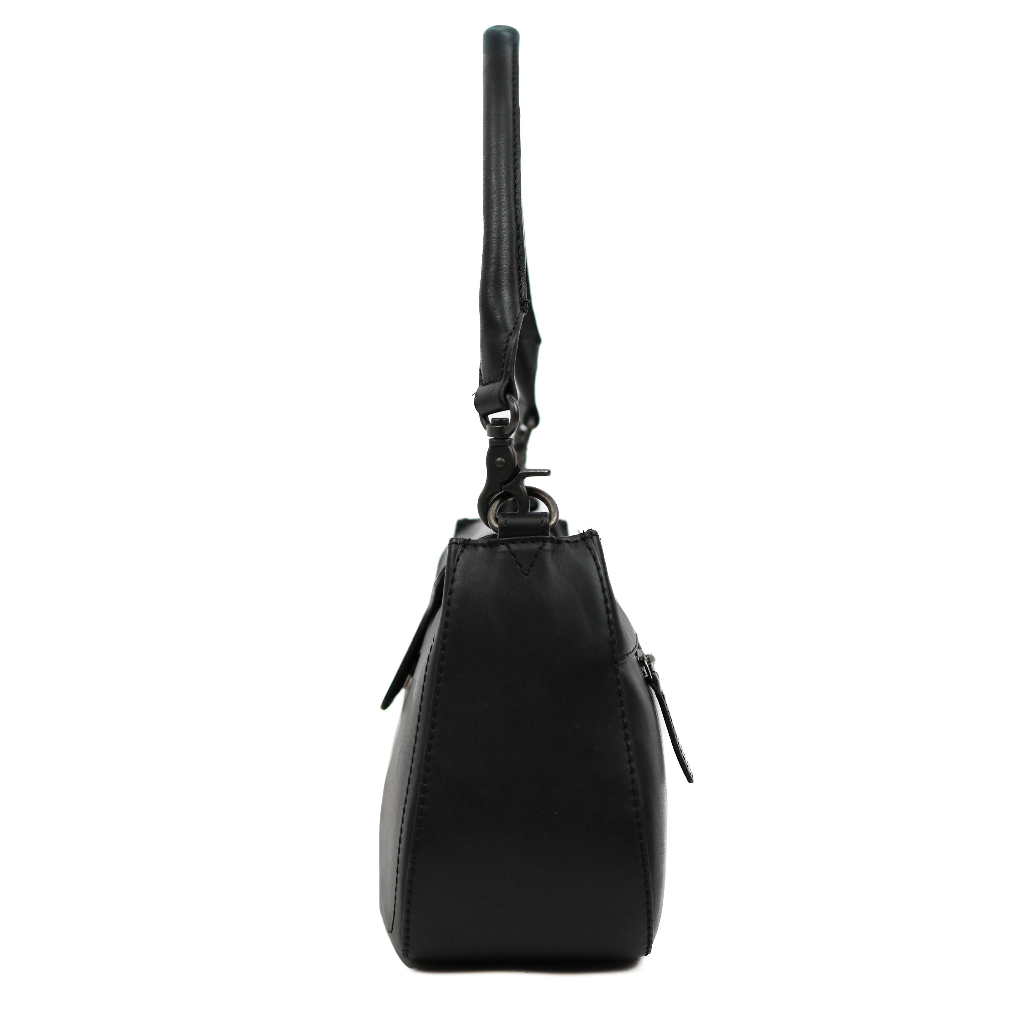 Hand-/Umhängetasche mit Überschlag 'Fenna' Black