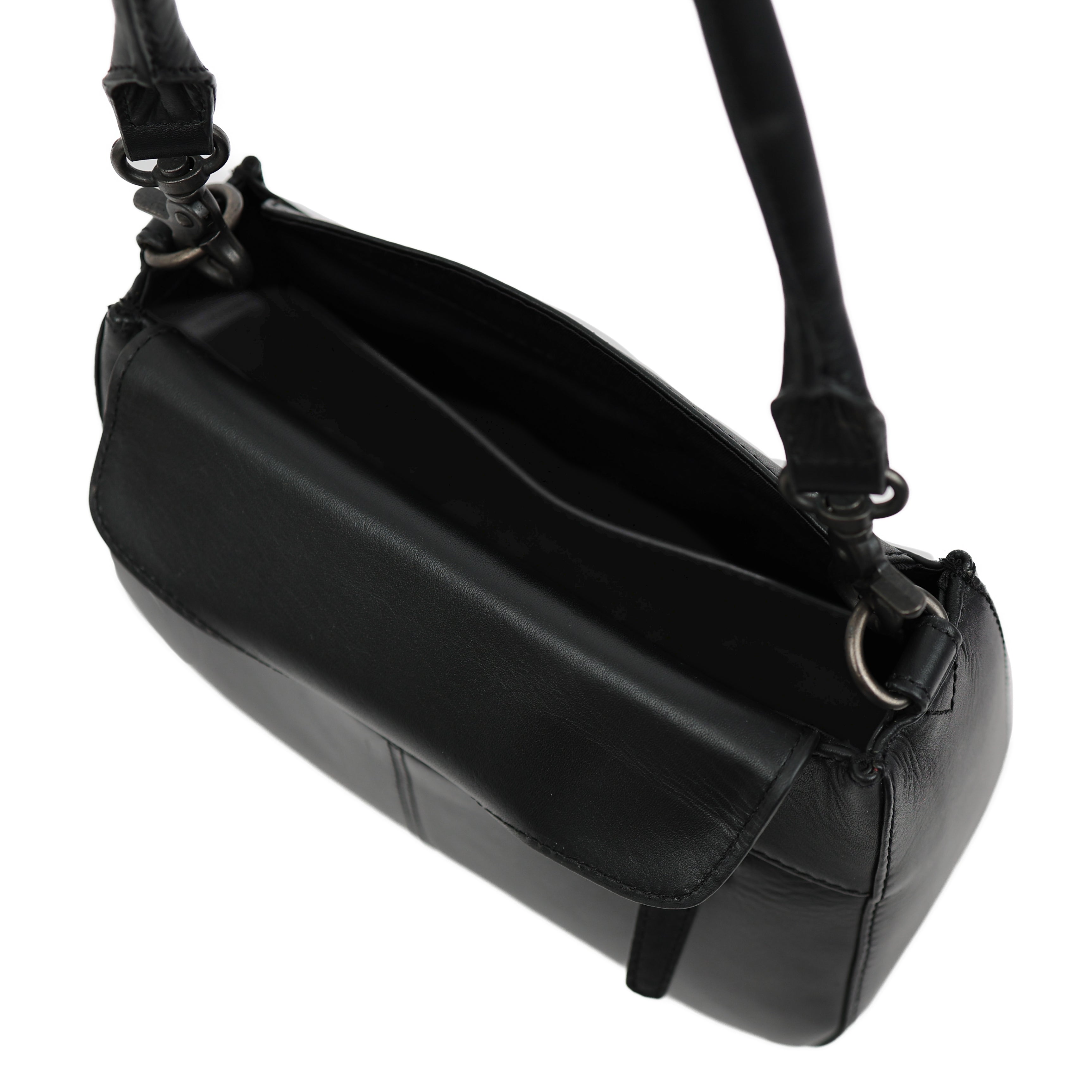 Hand-/Umhängetasche mit Überschlag 'Fenna' Black