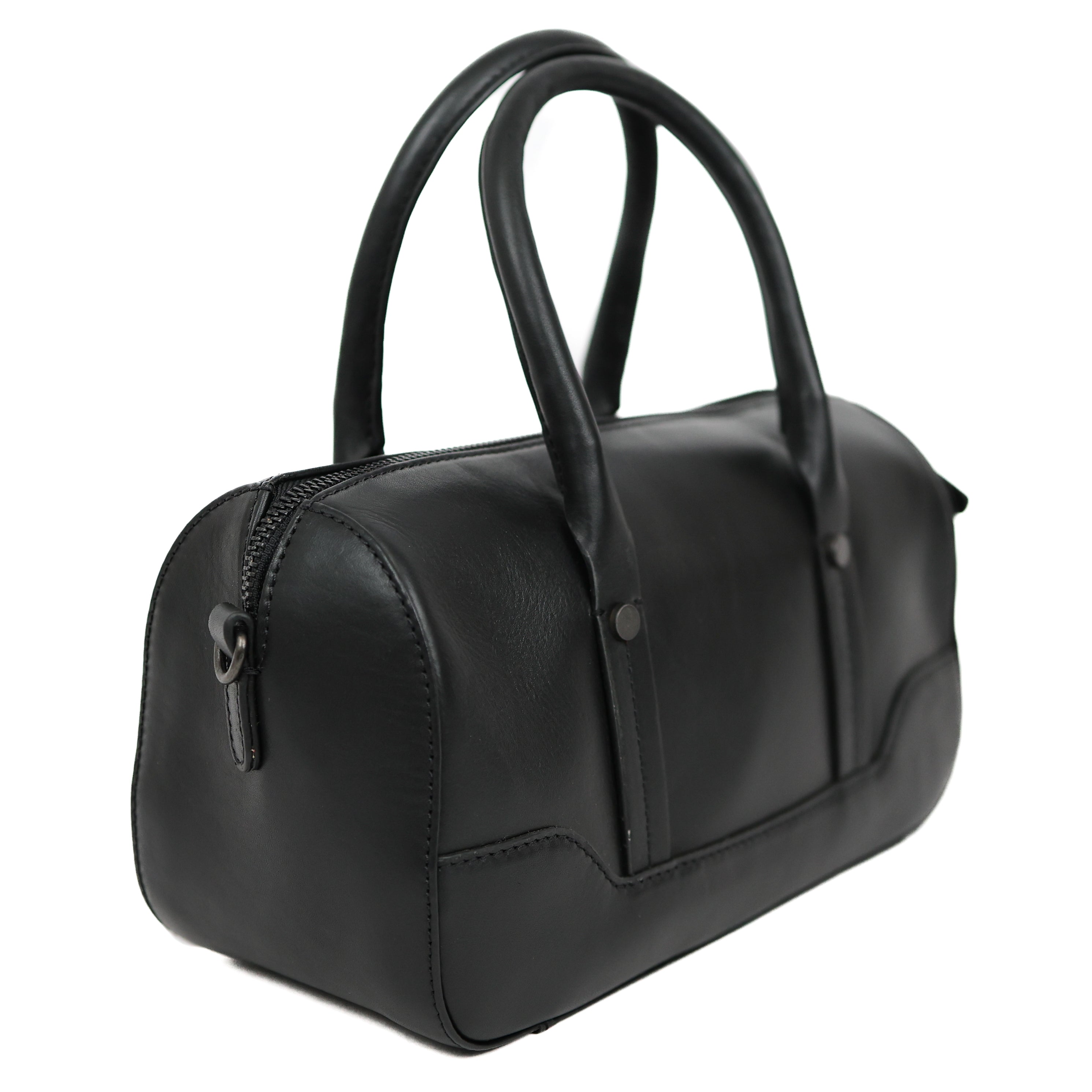 Runde Hand-/Umhängetasche 'Viviana' Black