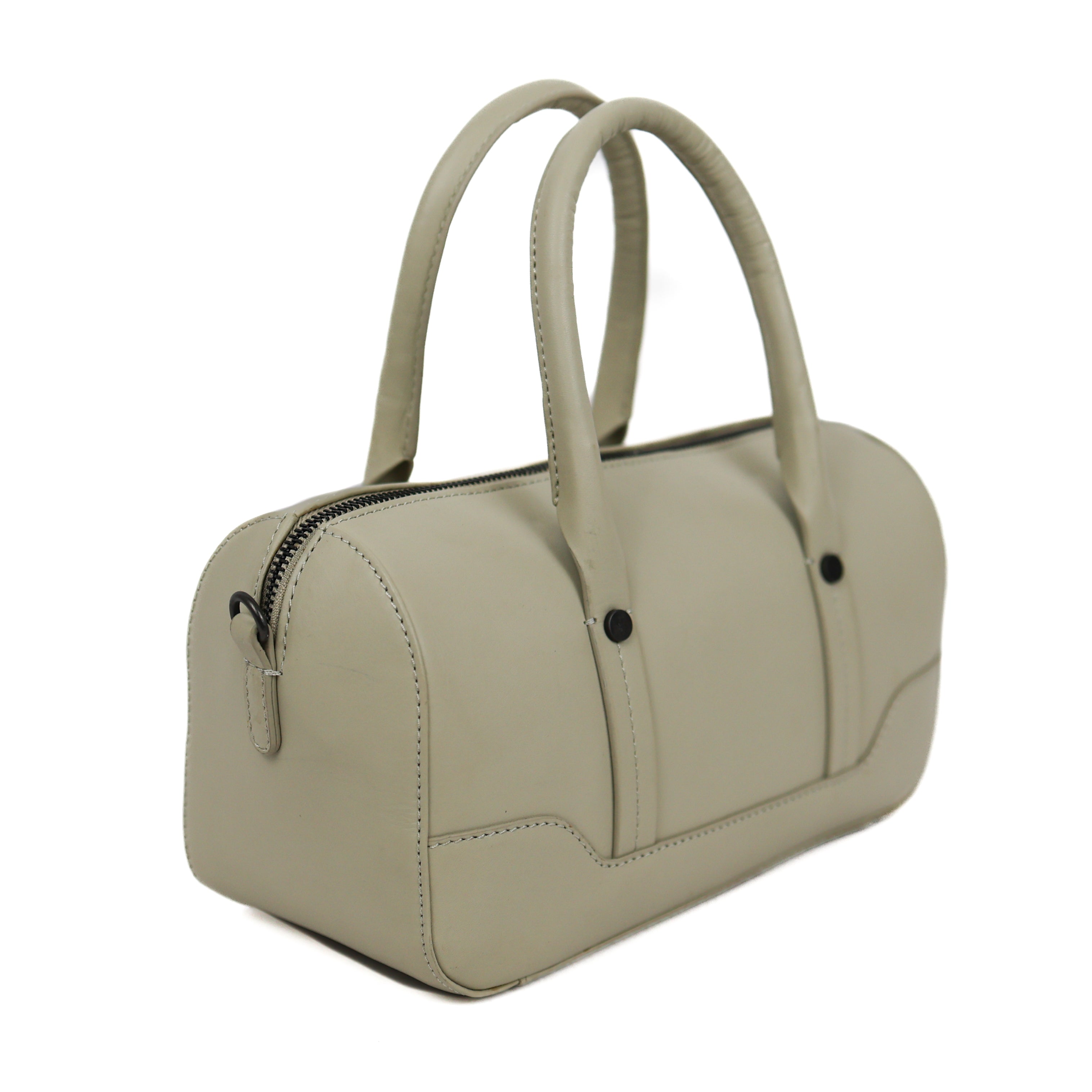 Runde Hand-/Umhängetasche 'Viviana' Khaki