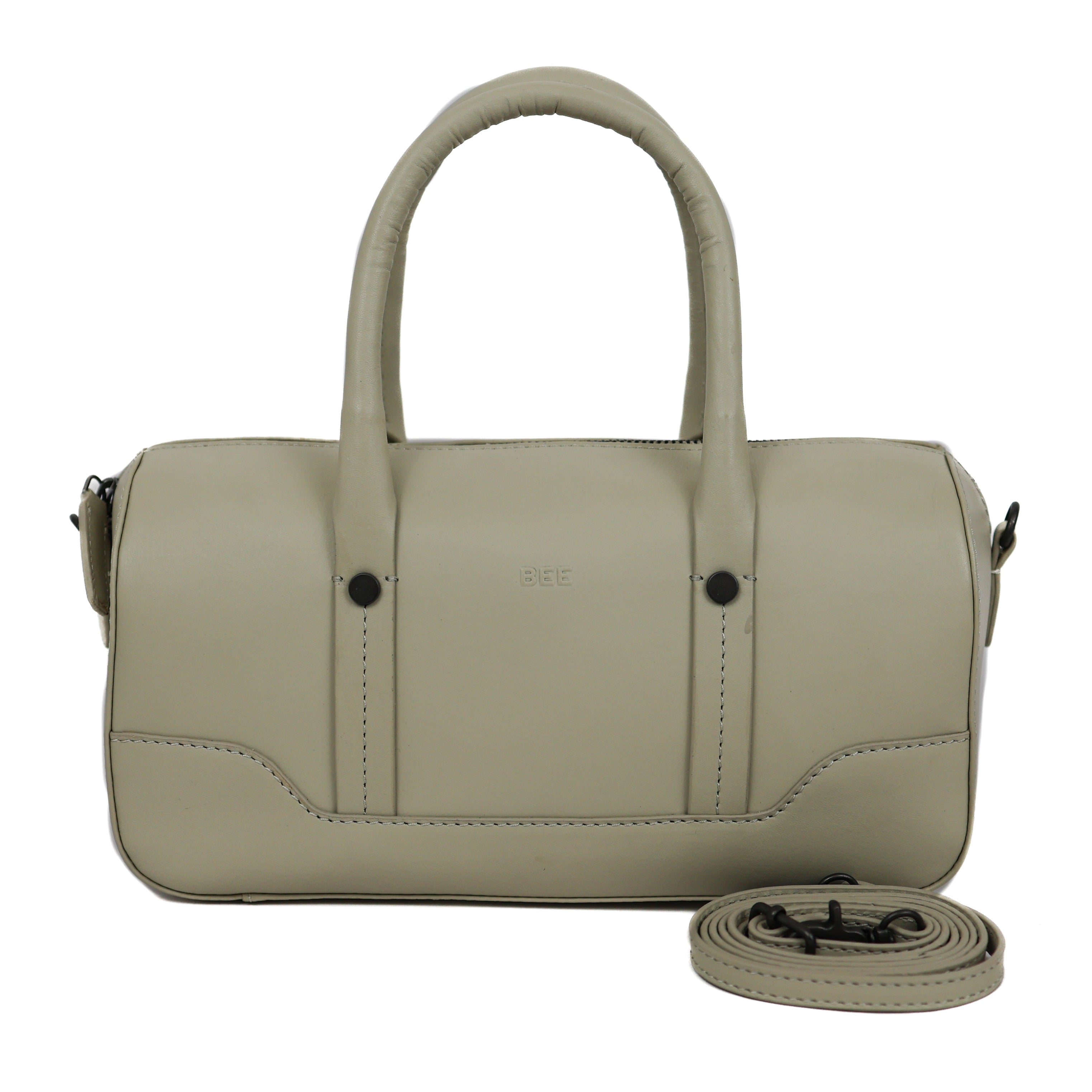 Runde Hand-/Umhängetasche 'Viviana' Khaki