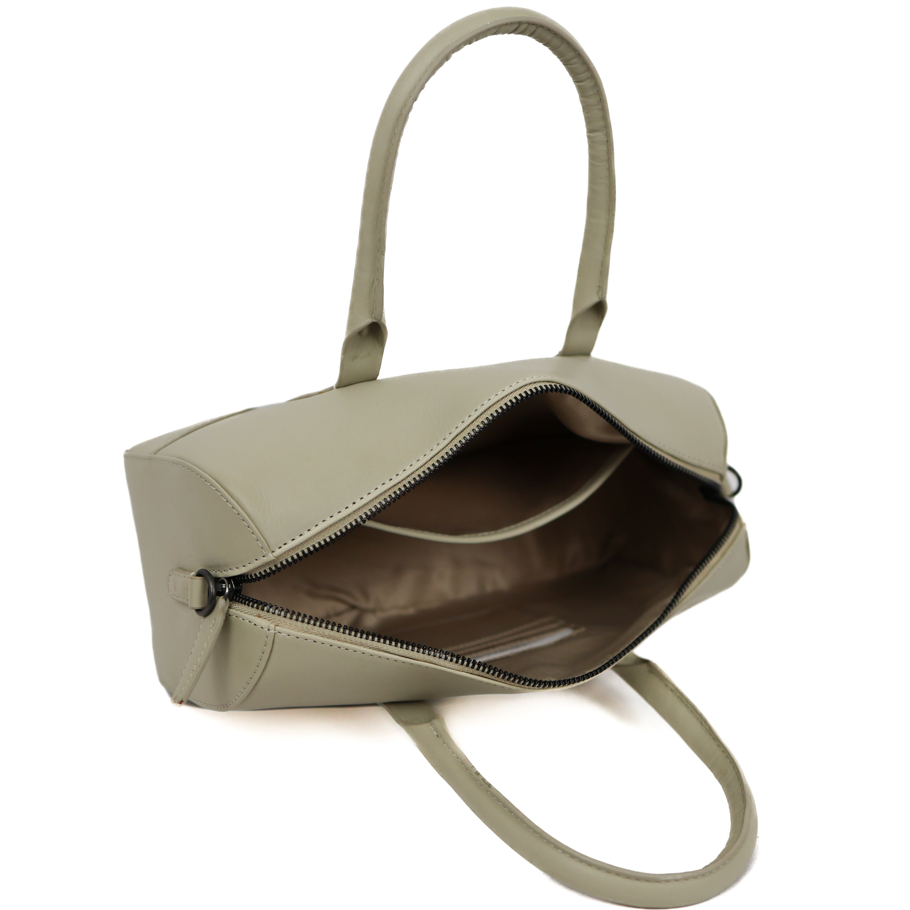 Runde Hand-/Umhängetasche 'Viviana' Khaki