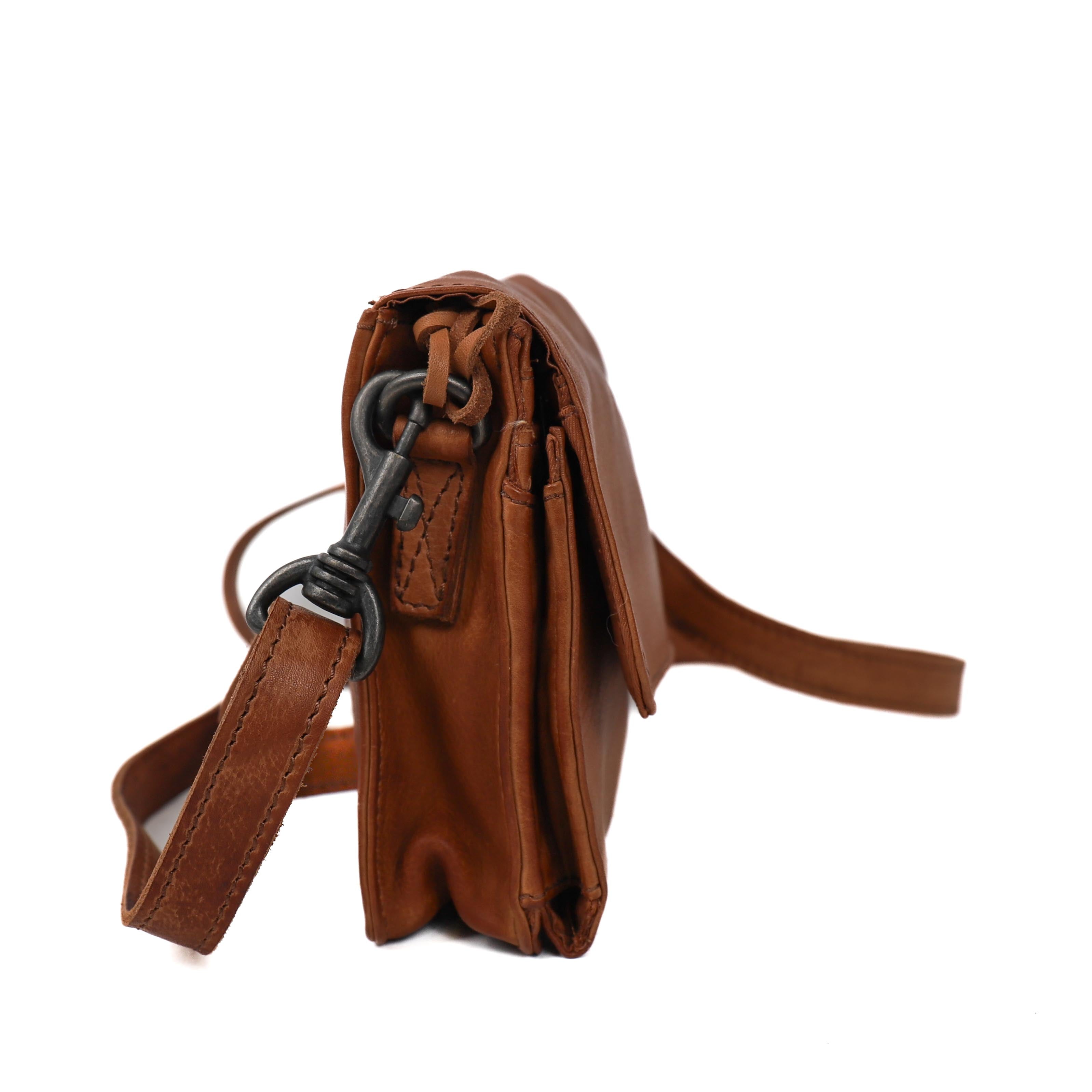 Umschlagtasche 'Joëlle' Cognac