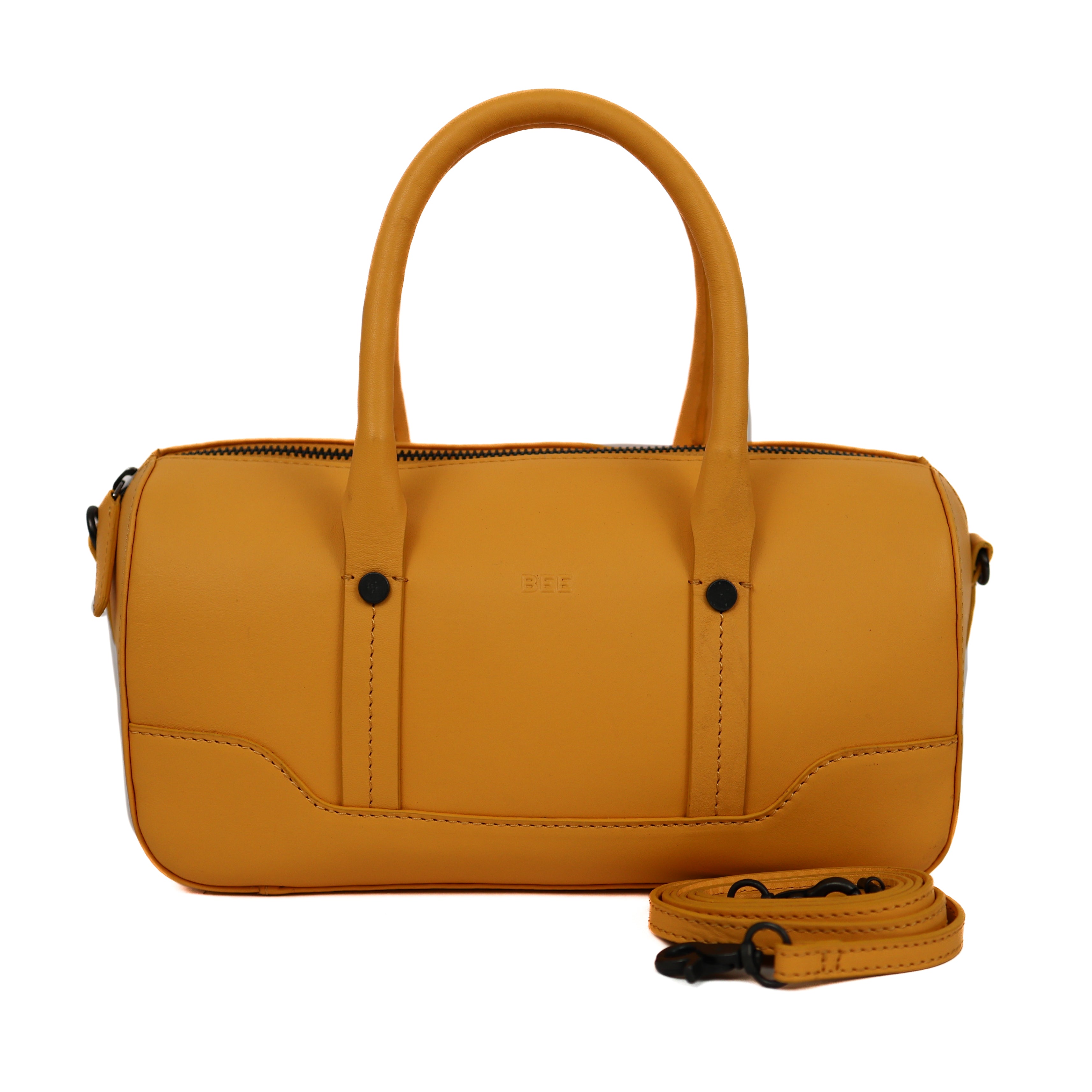 Runde Hand-/Umhängetasche 'Viviana' Yellow