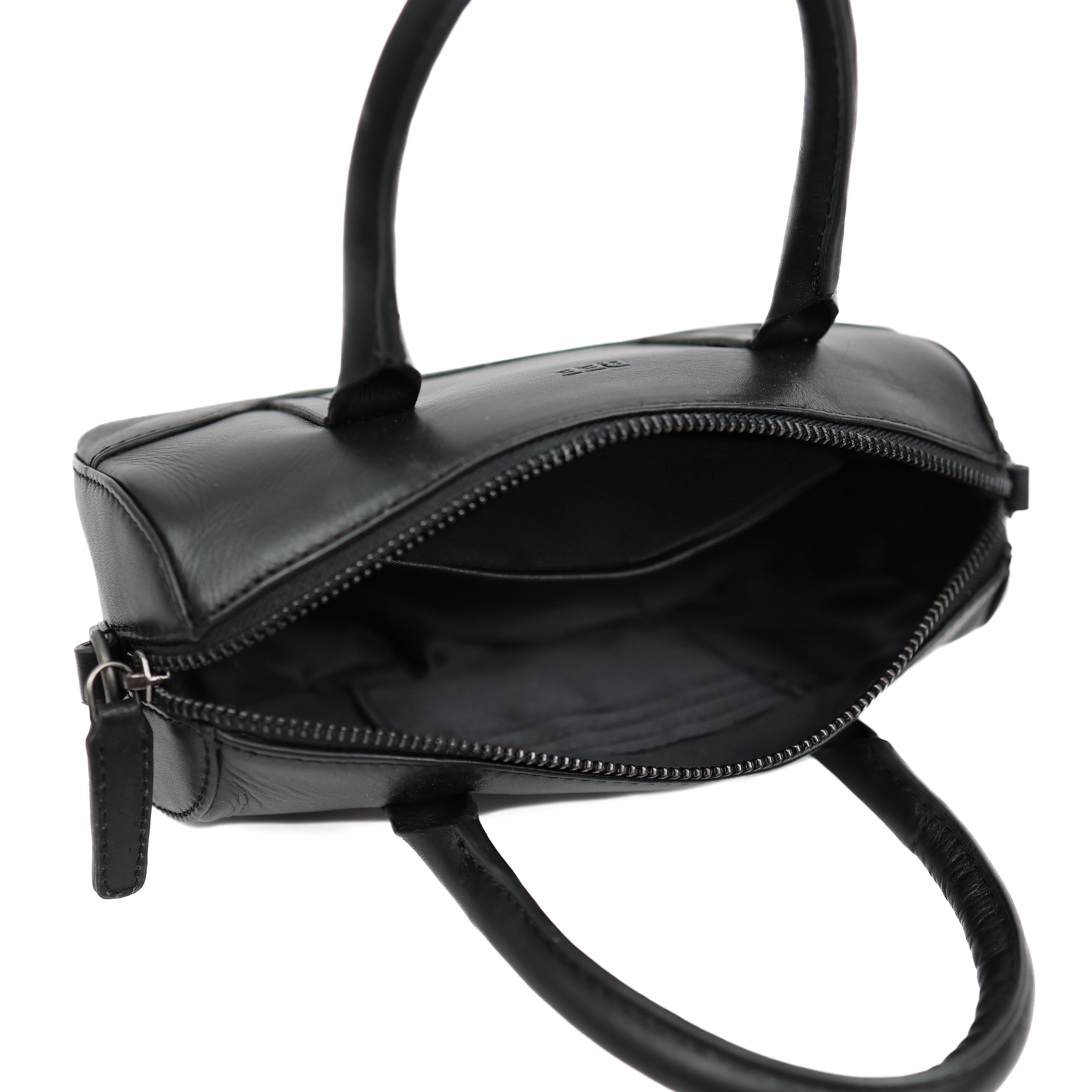 Runde Hand-/Umhängetasche 'Viviana' Black