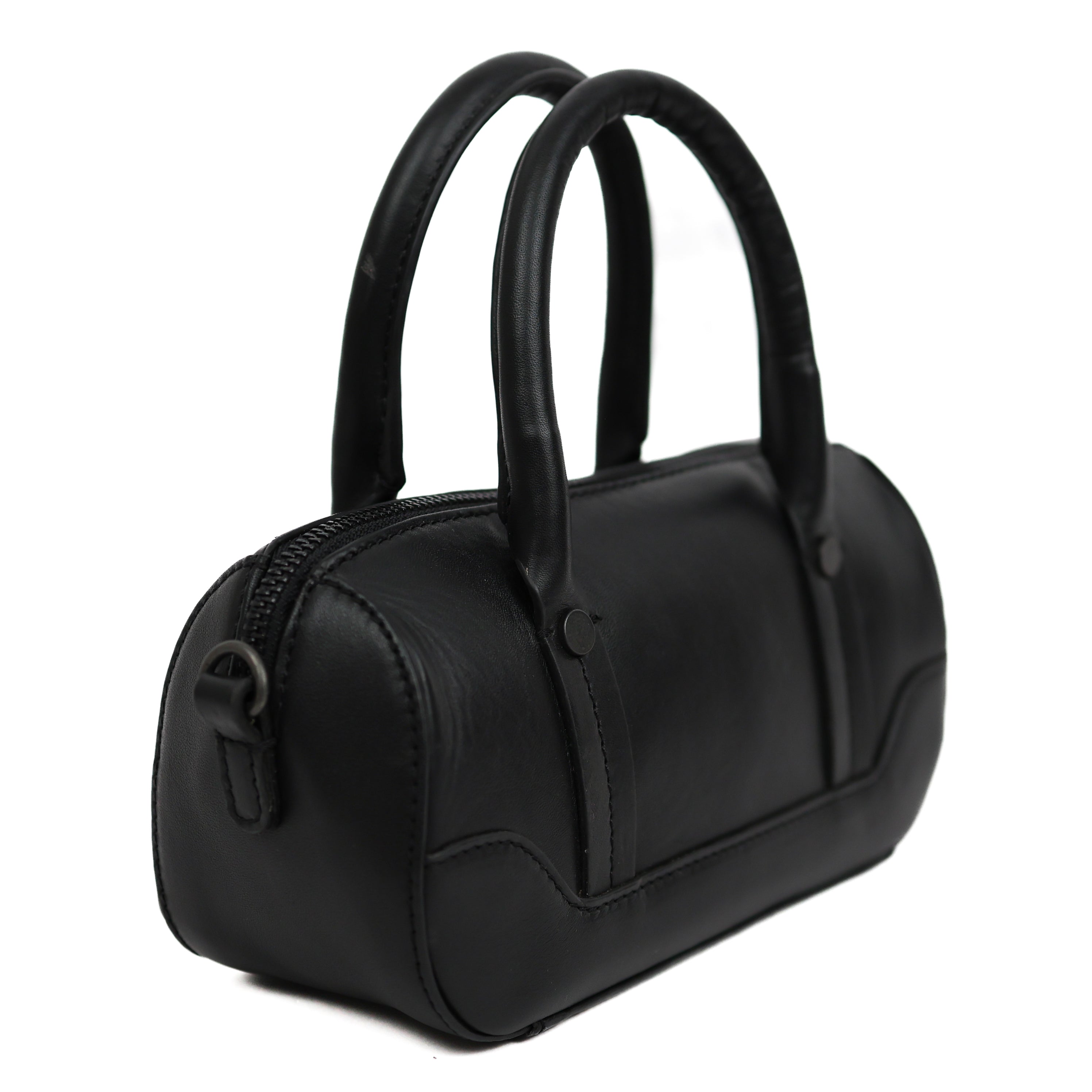 Runde Hand-/Umhängetasche 'Viviana' Mini Black